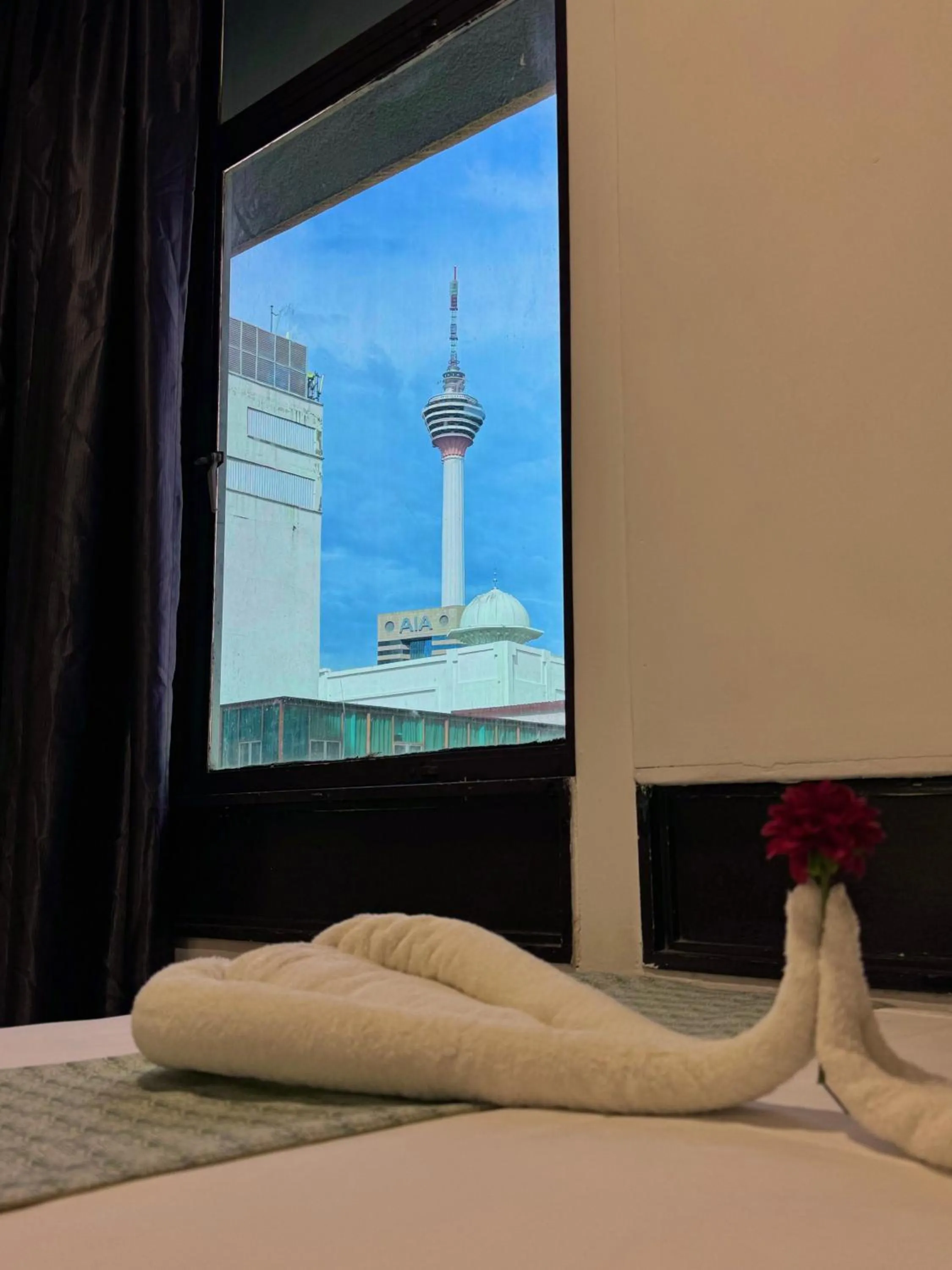 Bed in Swiss Hotel Kuala Lumpur