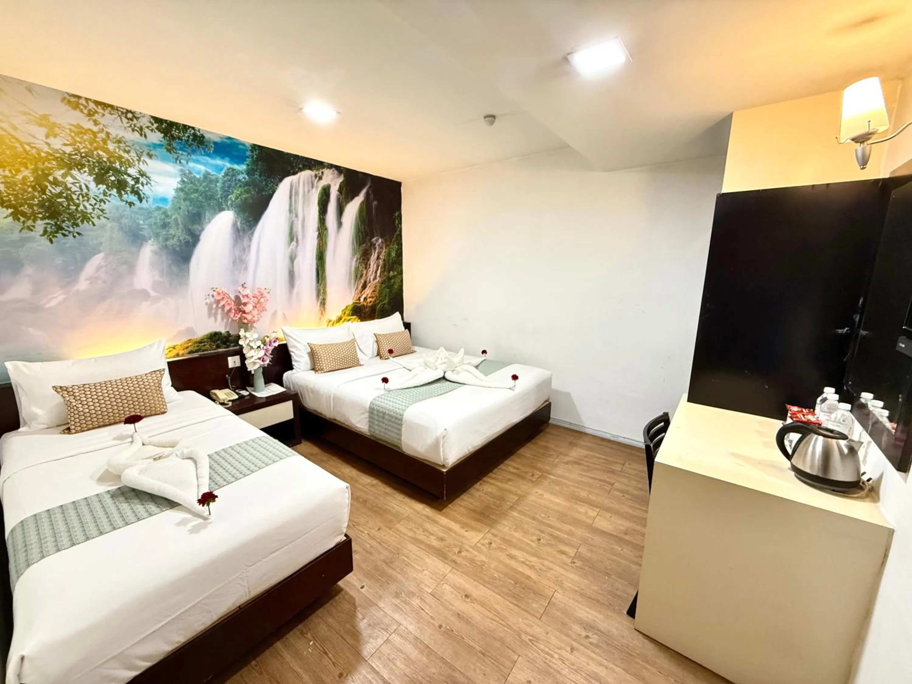 Bed in Swiss Hotel Kuala Lumpur