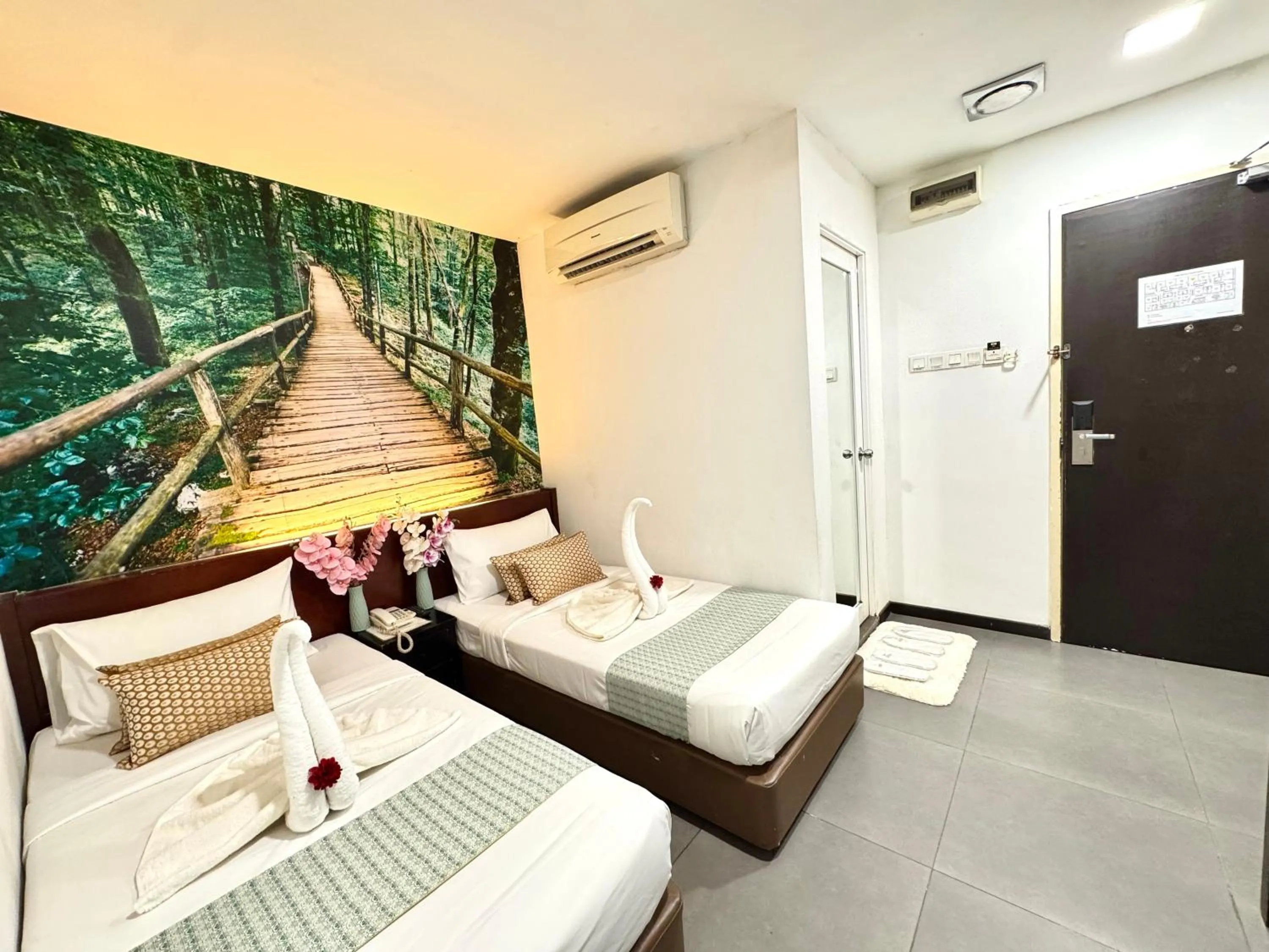 Bed in Swiss Hotel Kuala Lumpur