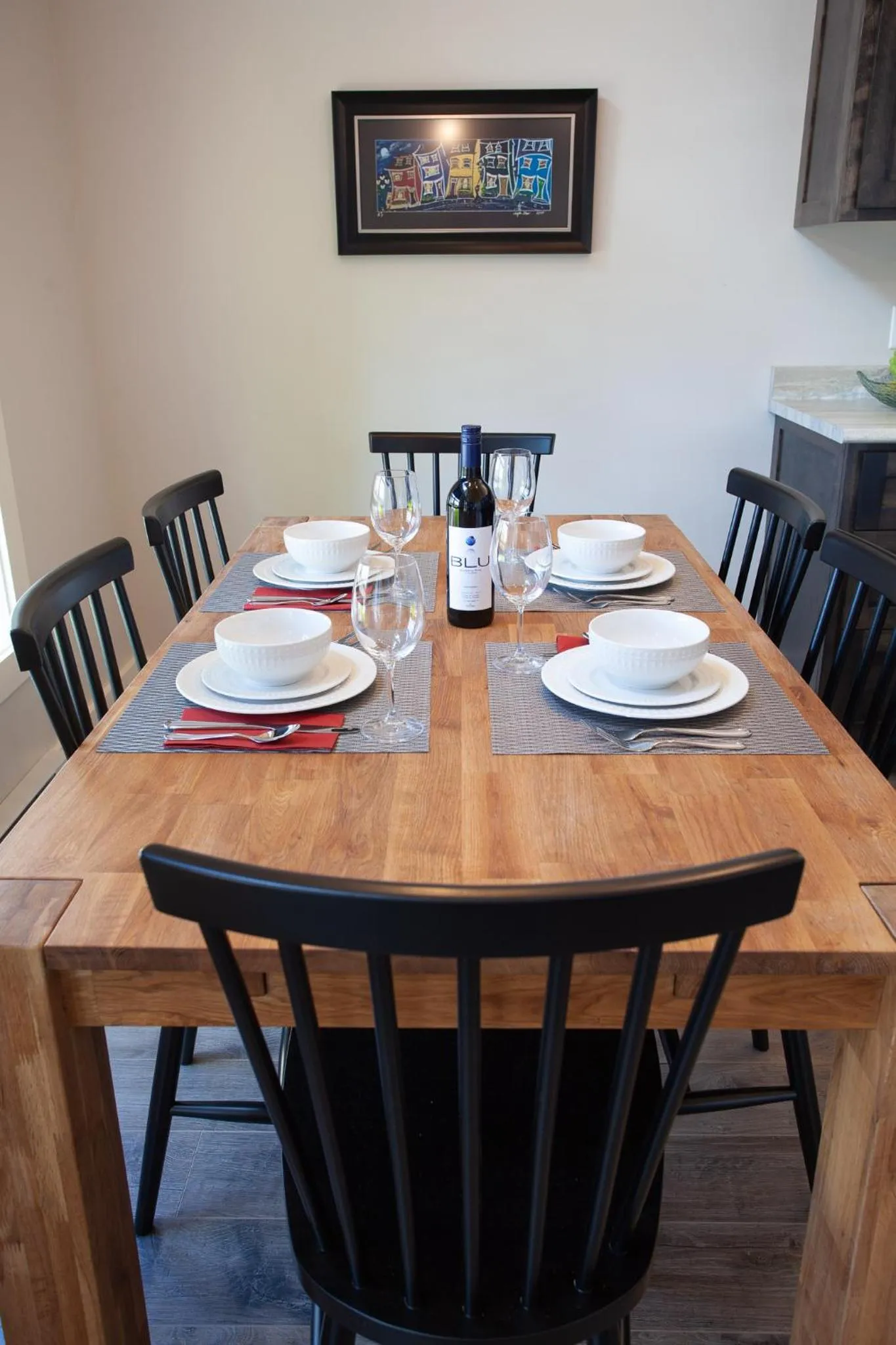 Dining area in Indian Falls Chalets