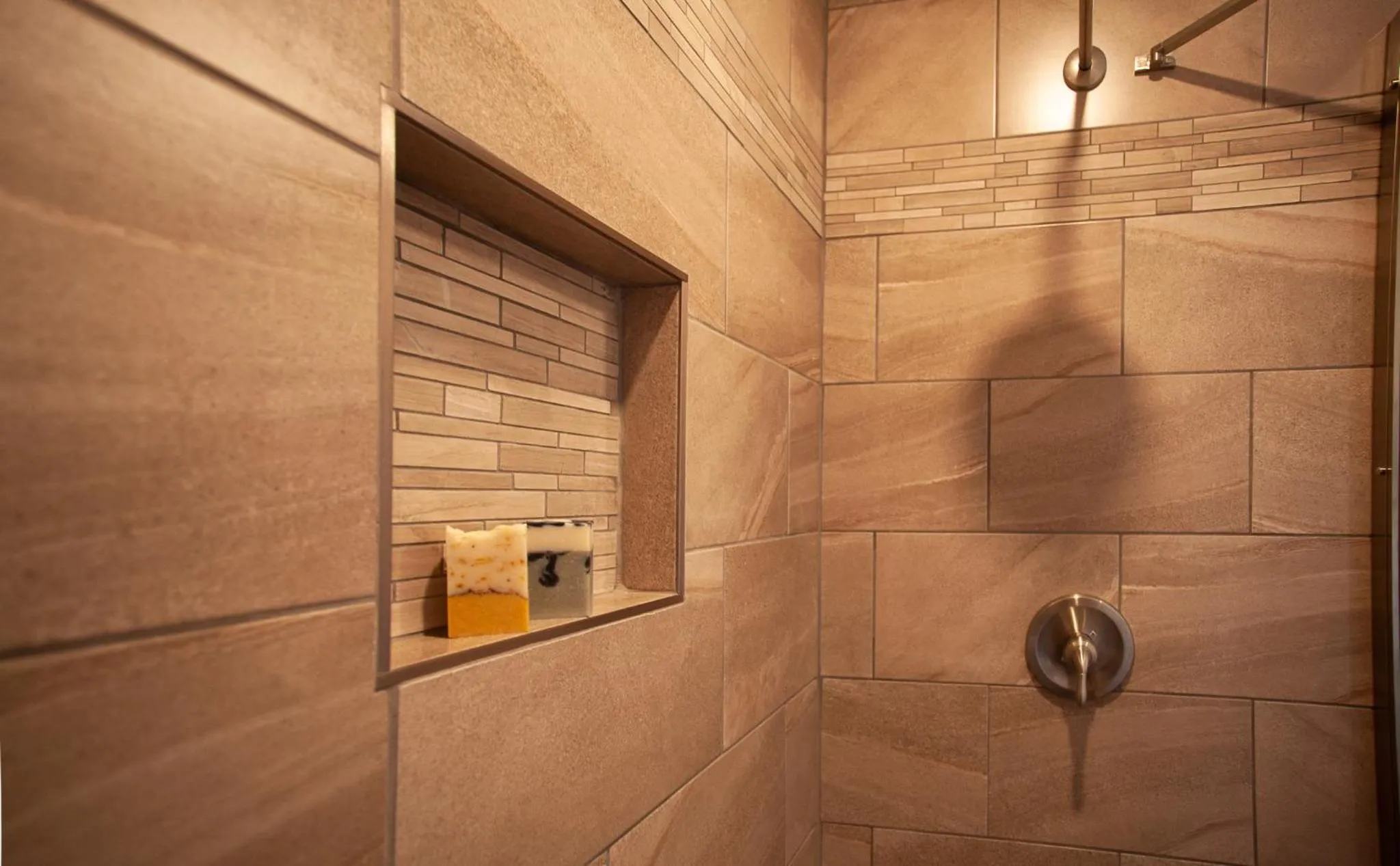 Shower in Indian Falls Chalets