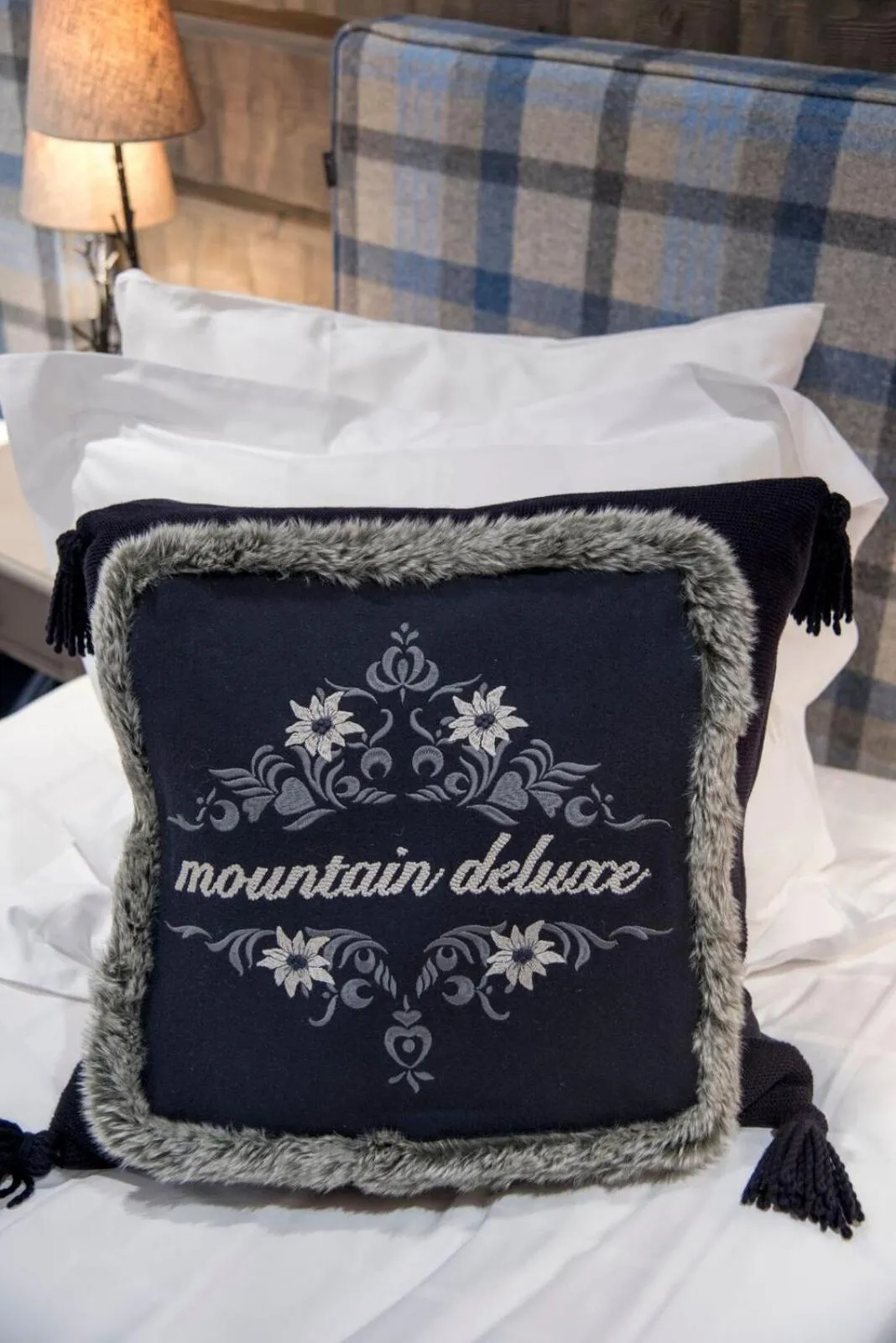 Decorative detail, Bed in Hotel Bügelhof