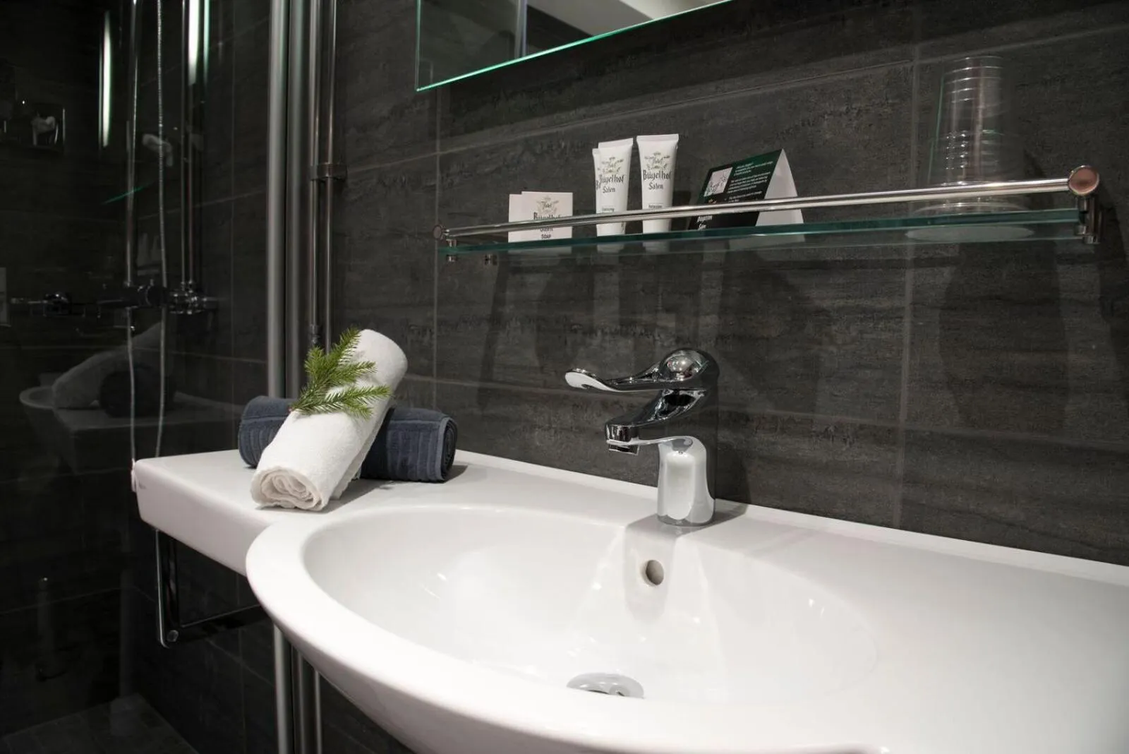 Bathroom in Hotel Bügelhof