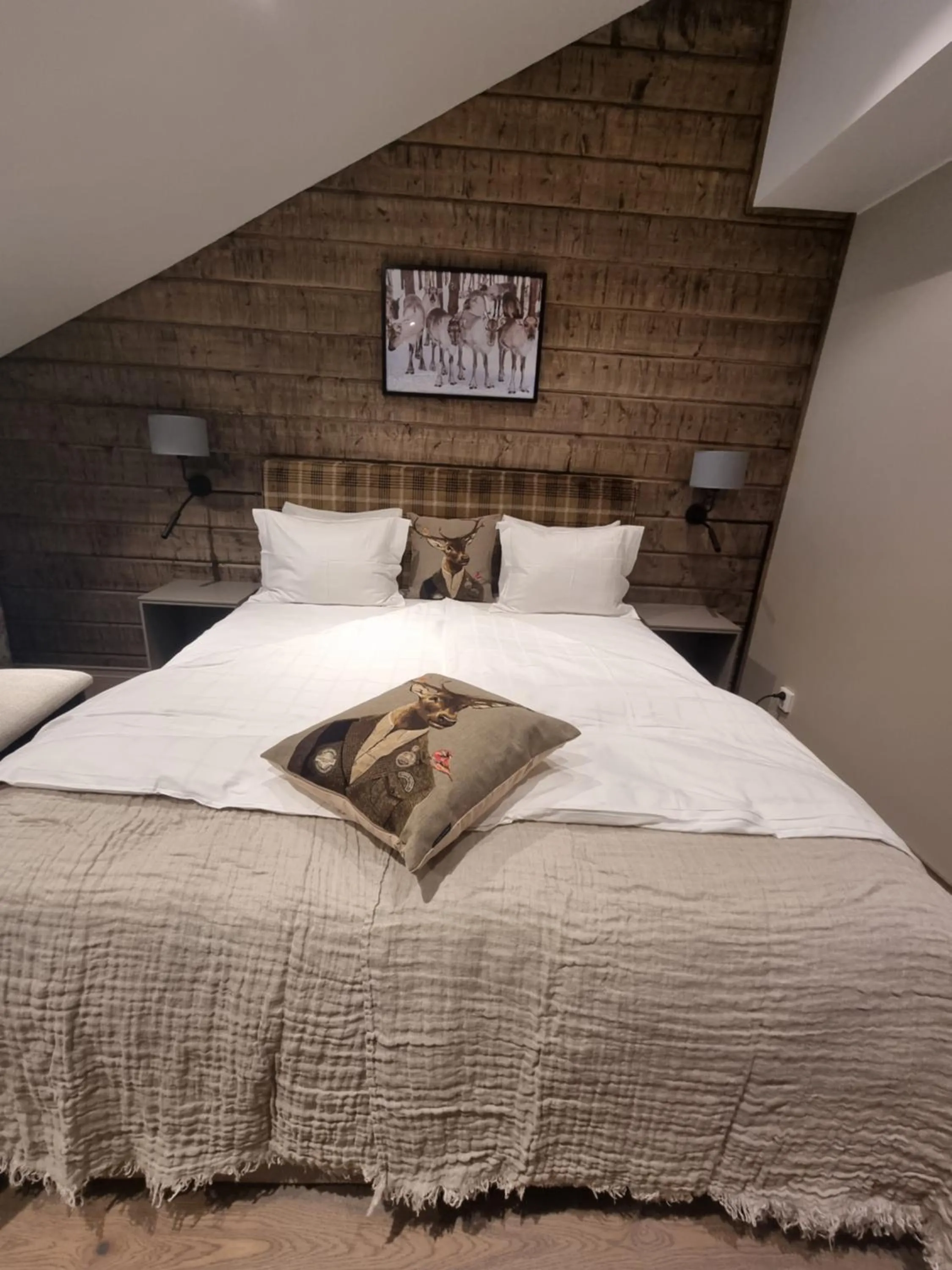 Bed in Hotel Bügelhof