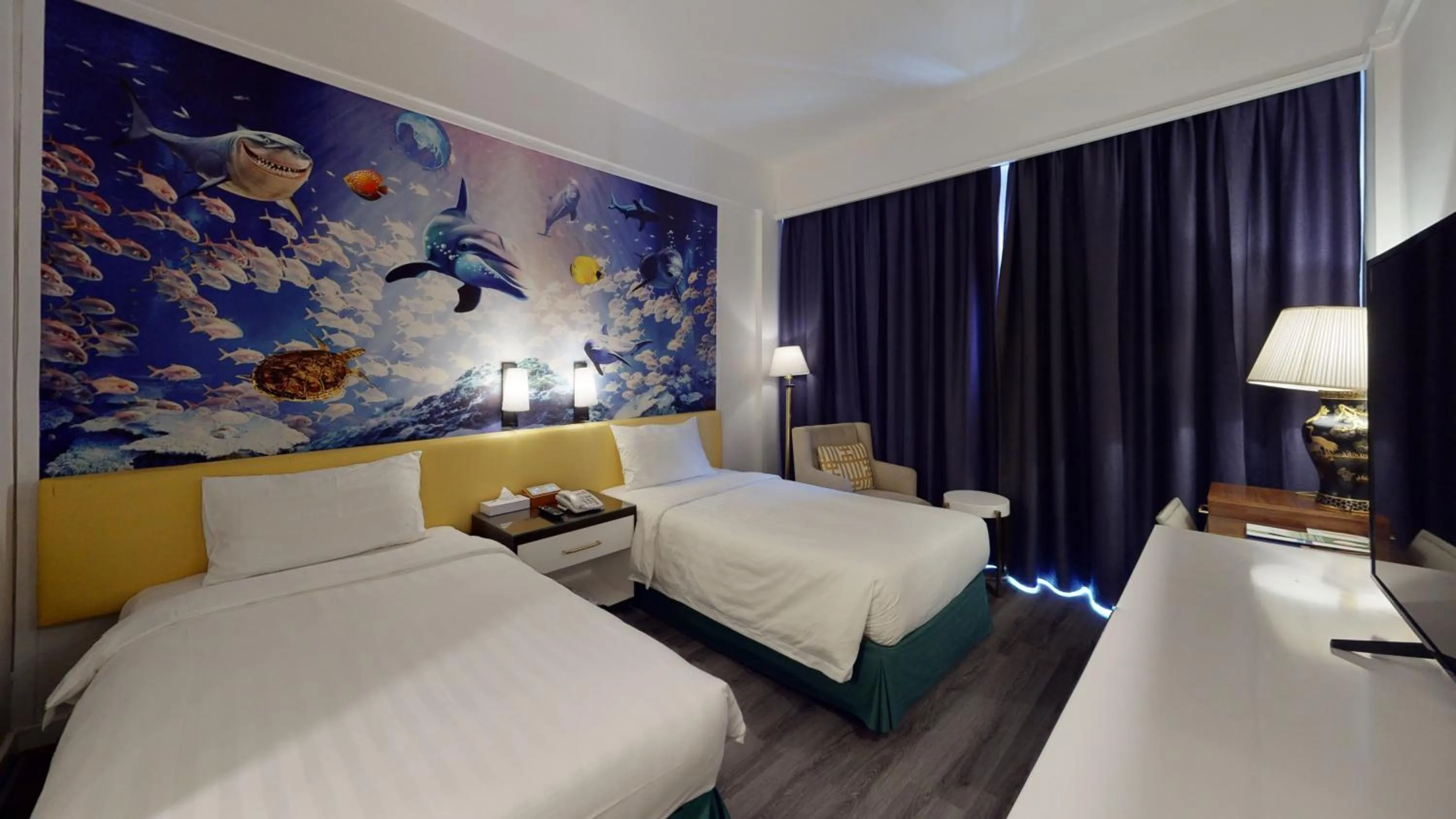 Bed in Silvermine Beach Resort