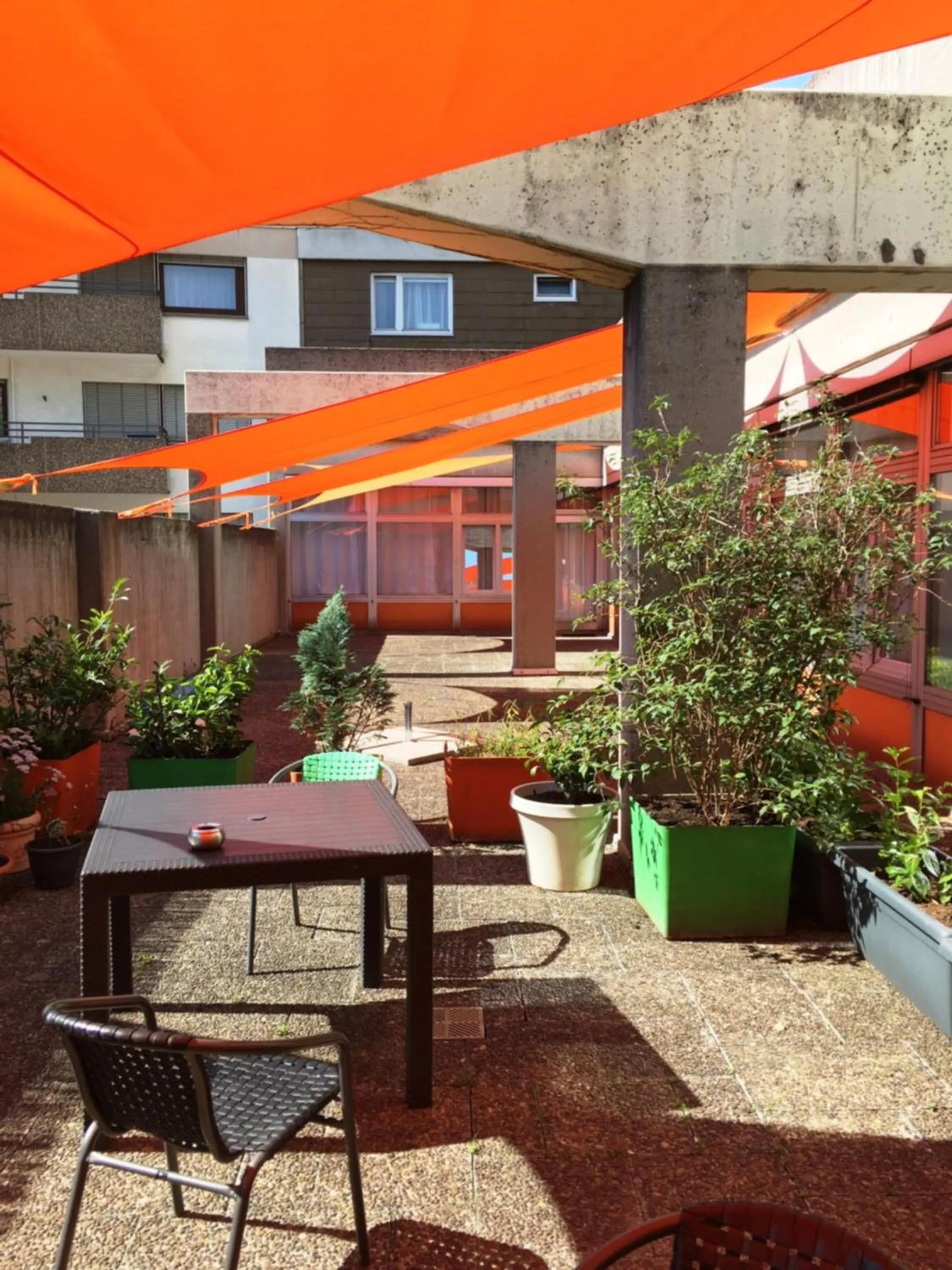 View (from property/room) in Hostel Gästehaus Kaiserpassage- Ihr Cityhostel