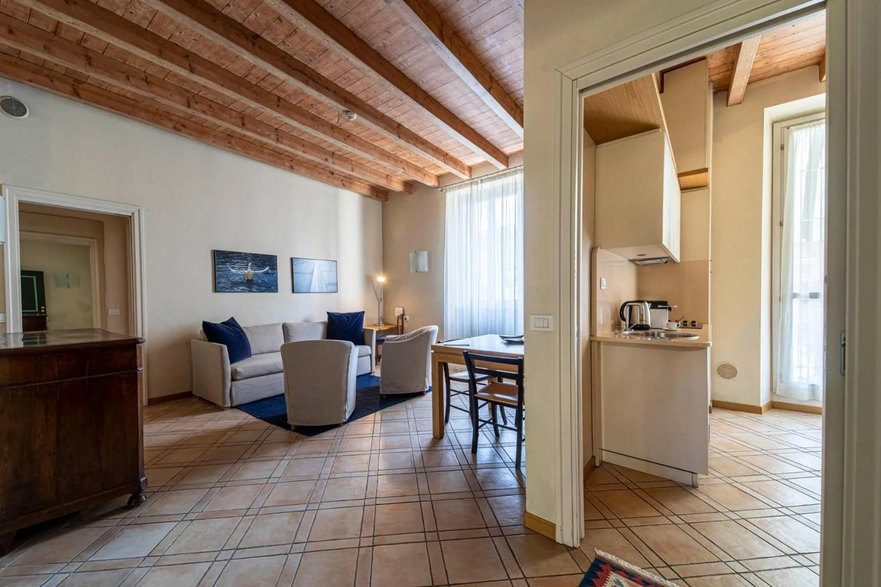 Living room in Ascanio Sforza - Suites & Apartments