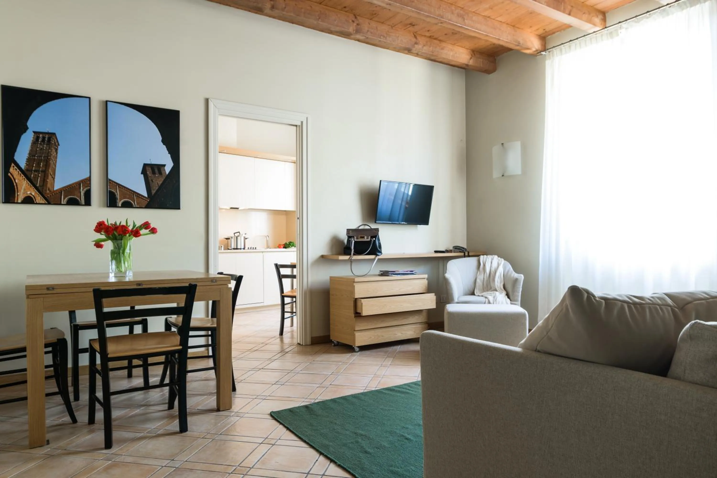 Living room in Ascanio Sforza - Suites & Apartments