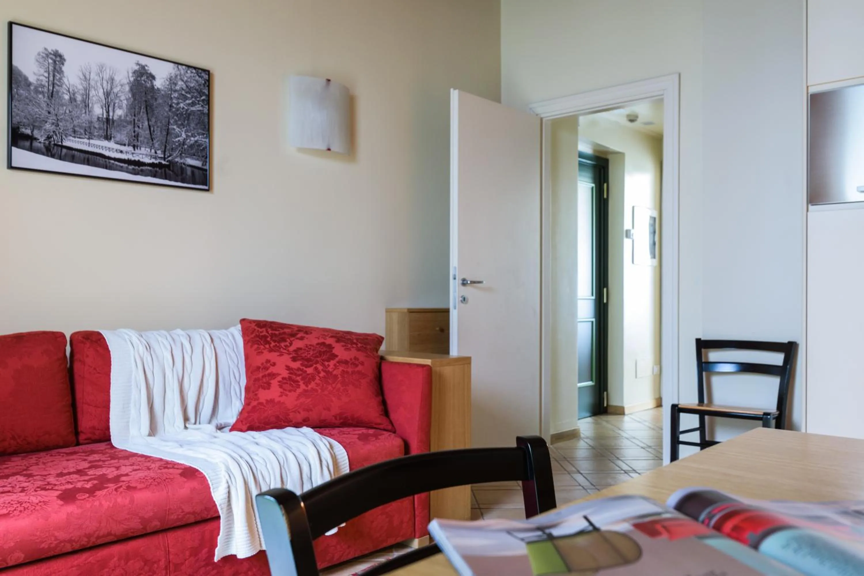 Communal lounge/ TV room, Bed in Ascanio Sforza - Suites & Apartments