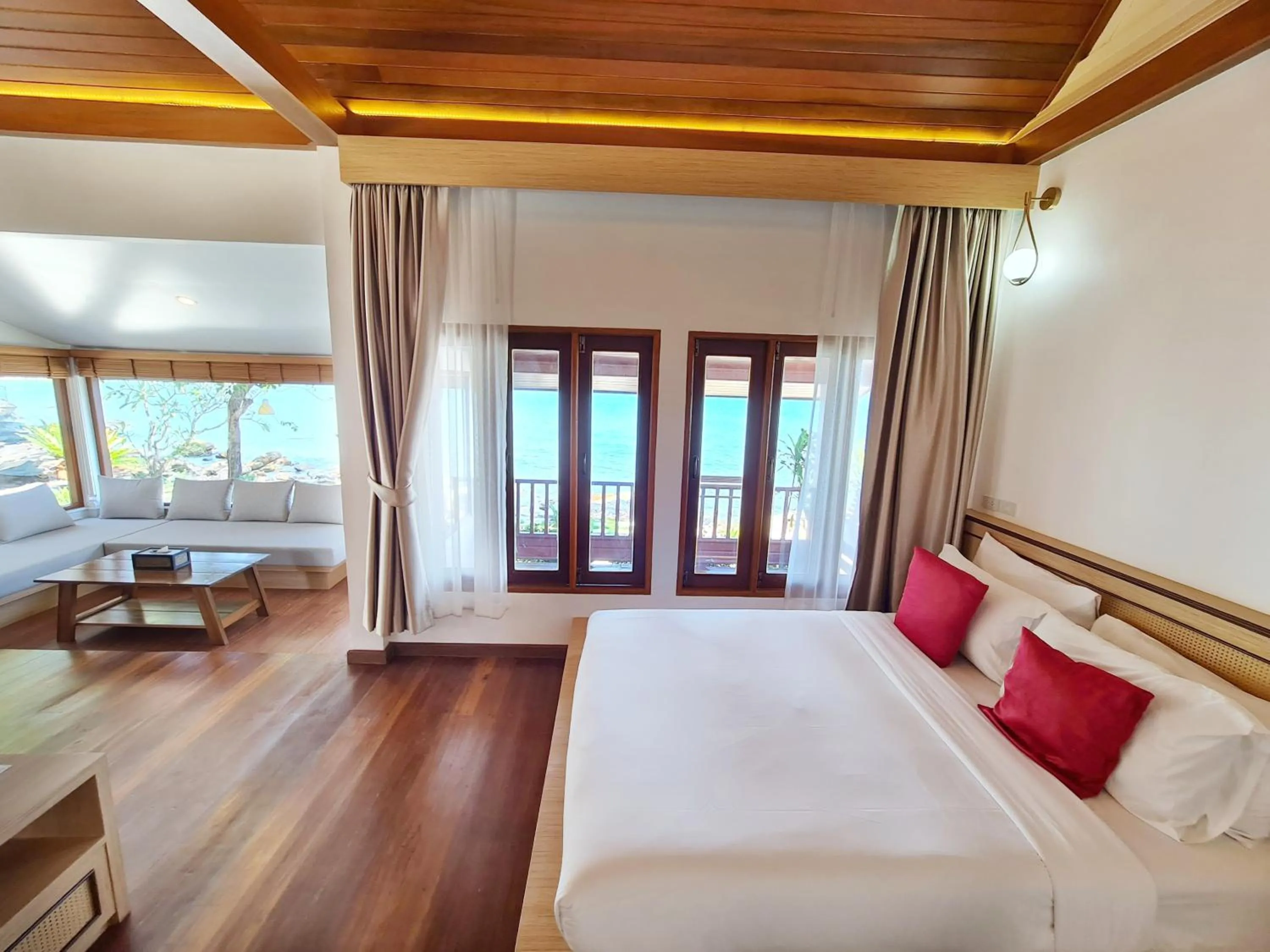 Bed in Vimarn Samed Resort
