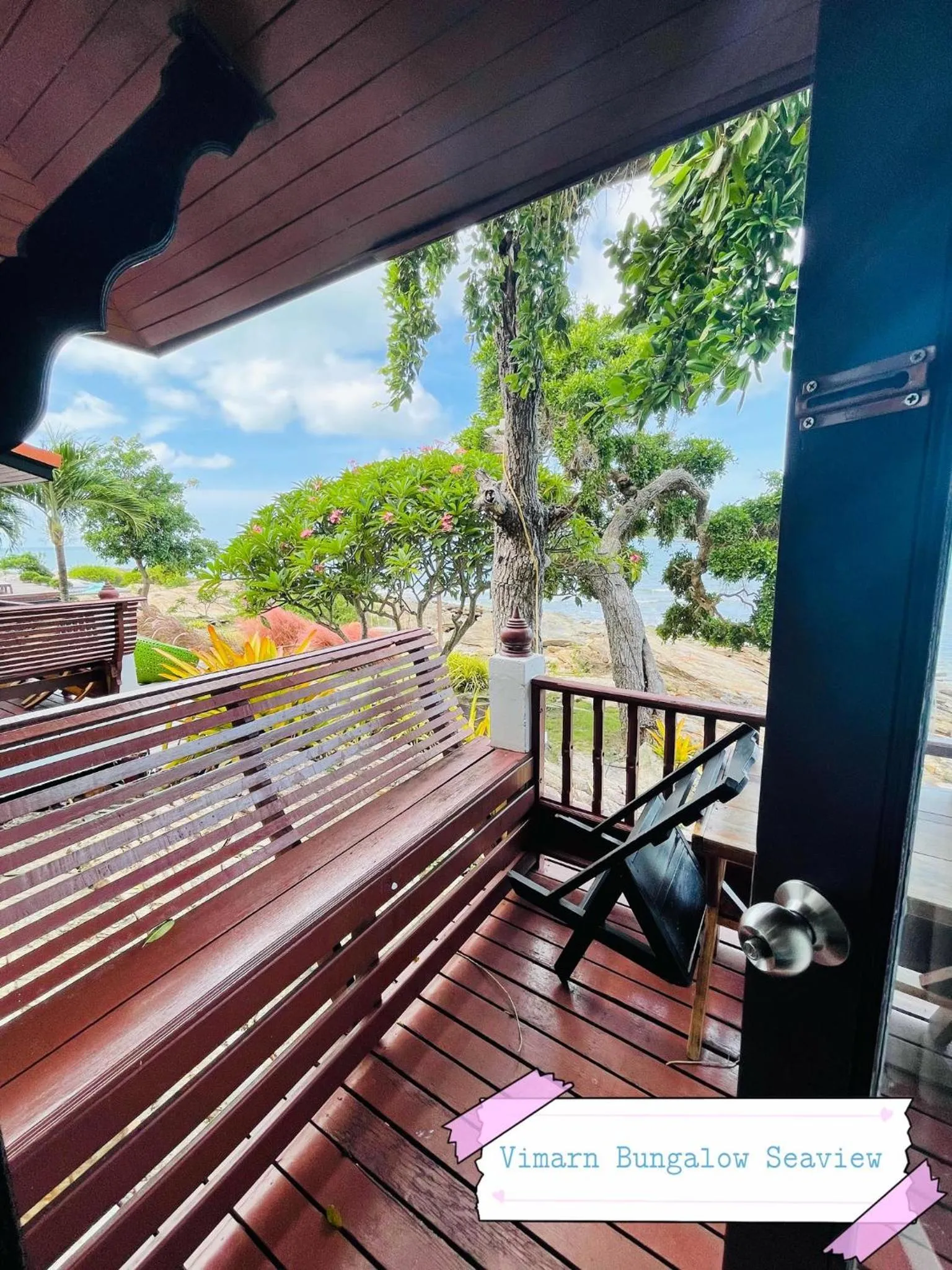 Balcony/Terrace in Vimarn Samed Resort