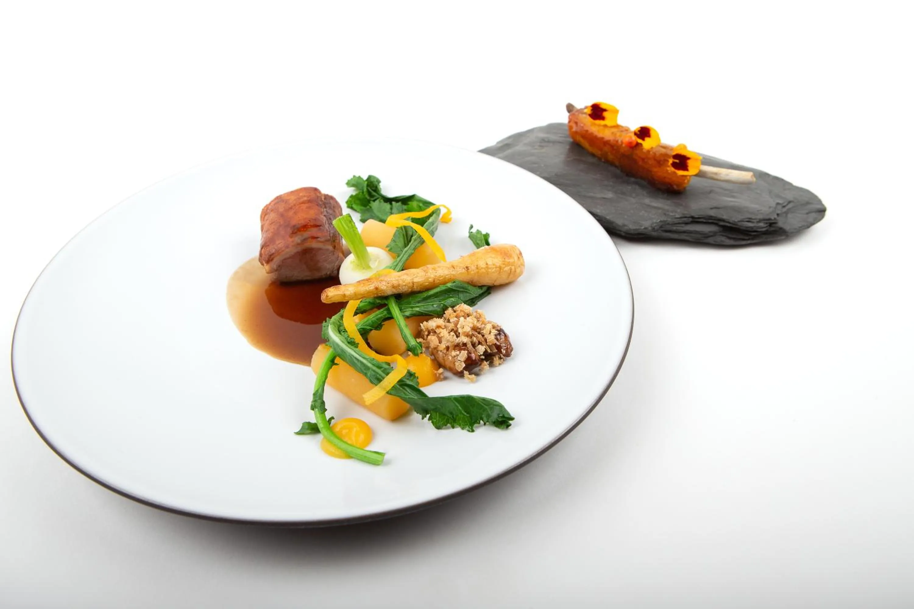 Food close-up in Rothay Manor Hotel