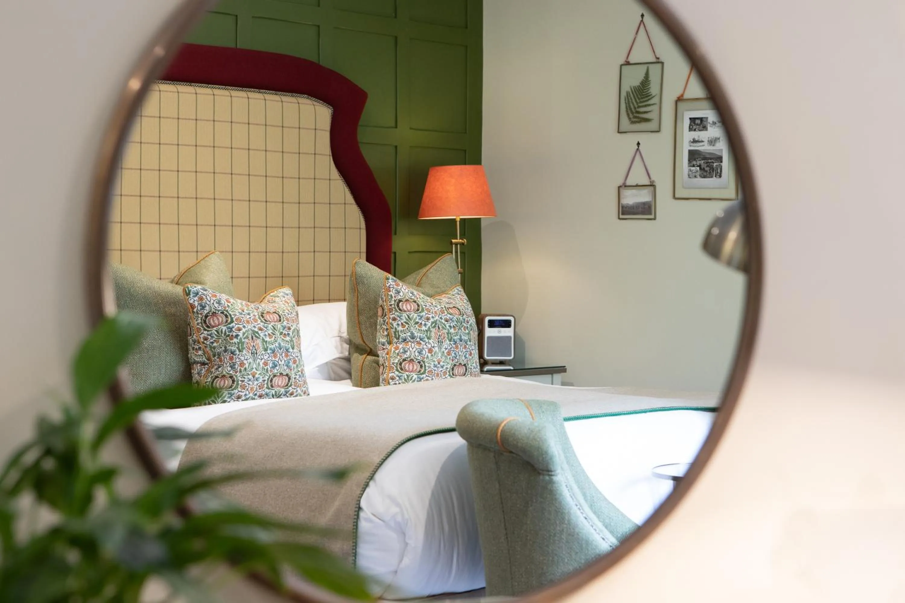 Decorative detail, Bed in Rothay Manor Hotel