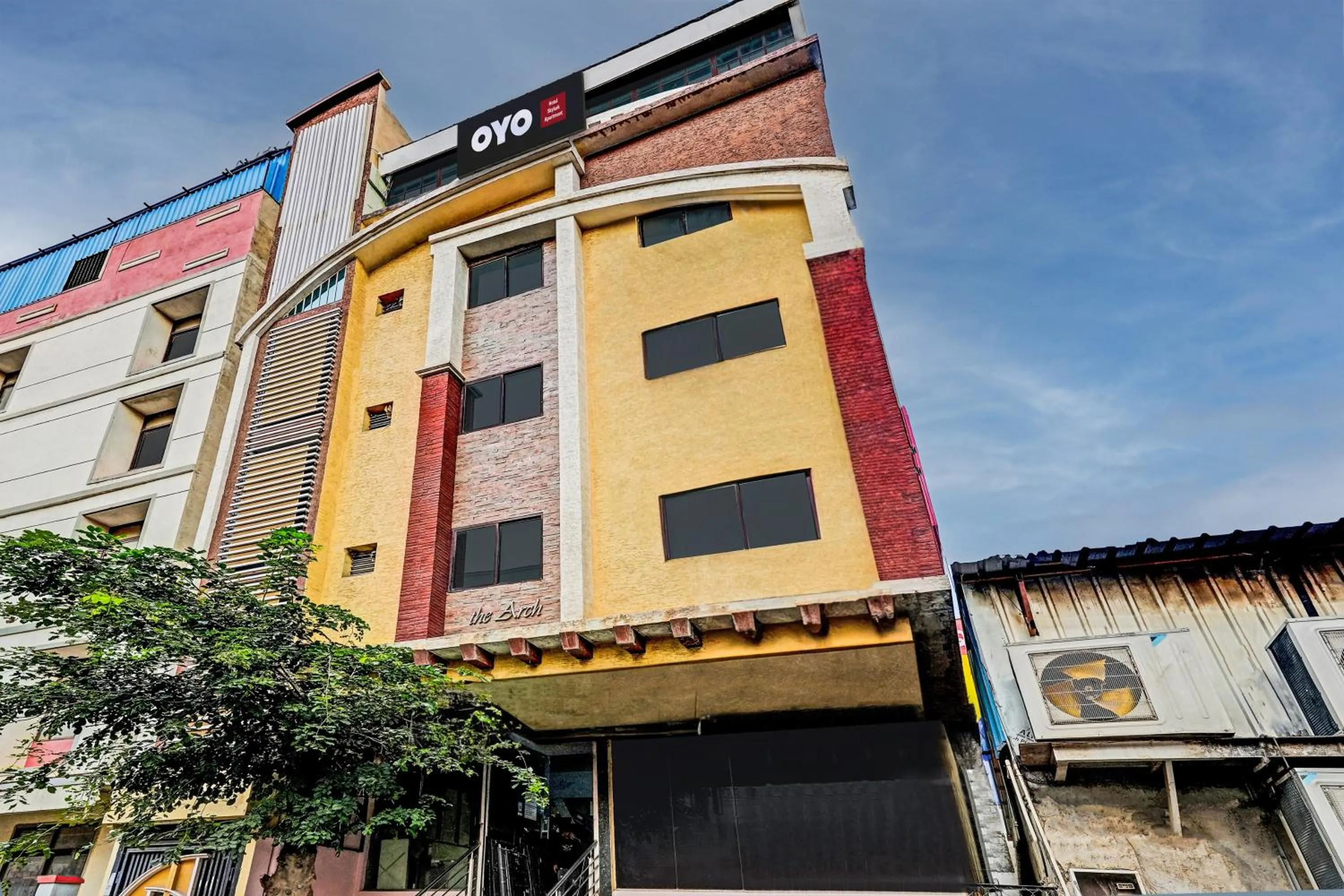 Facade/entrance in Hotel O Skylark Service Apartment
