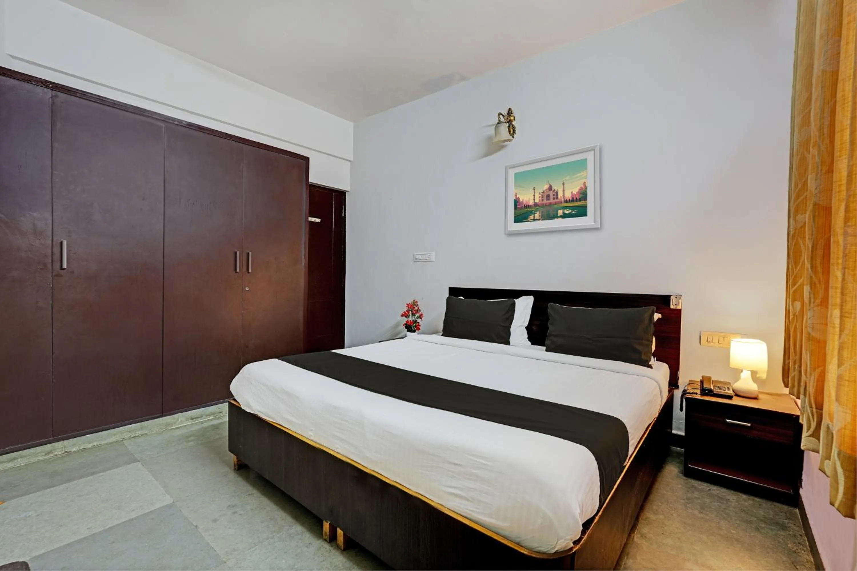 Bedroom in Hotel O Skylark Service Apartment