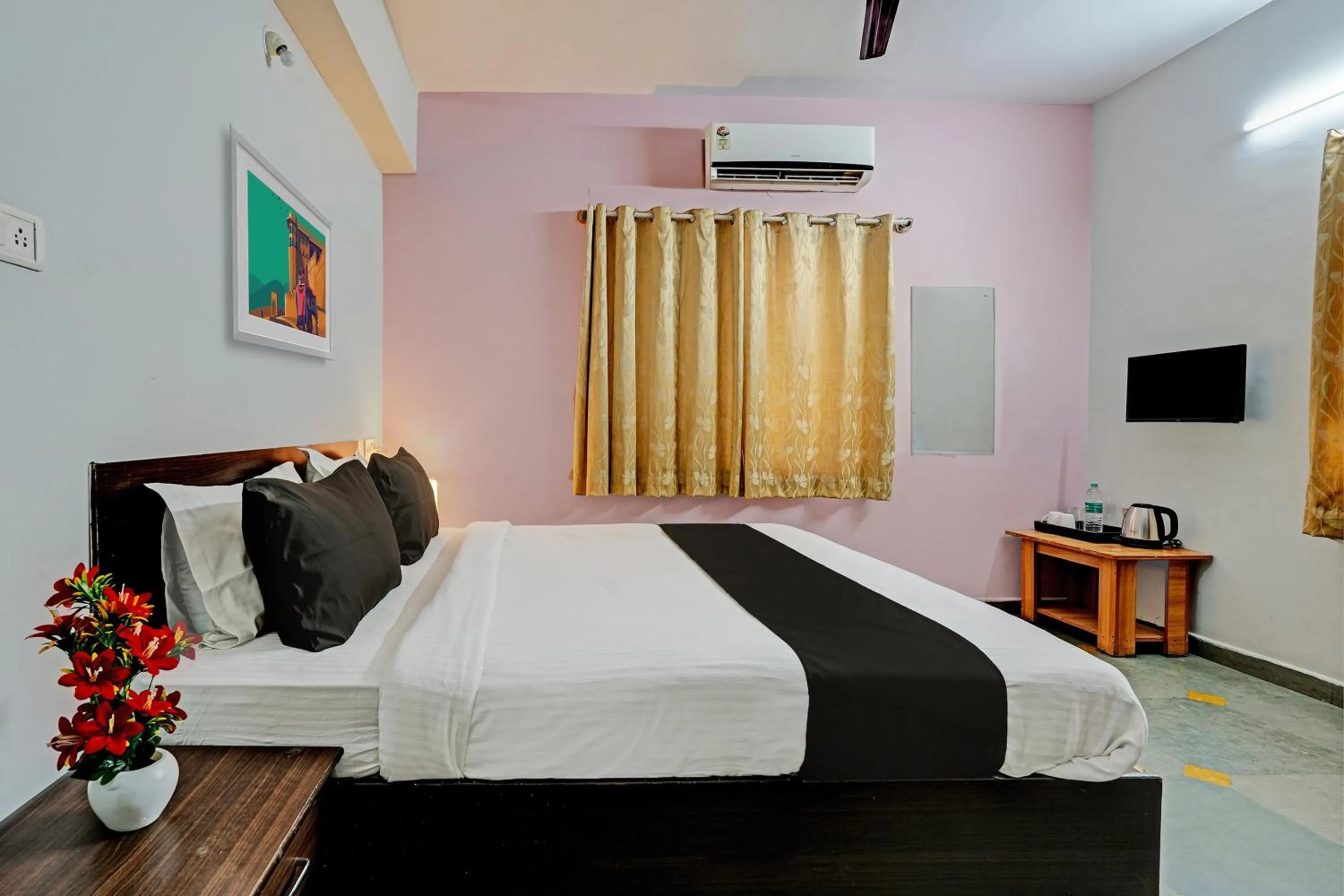 Bedroom in Hotel O Skylark Service Apartment