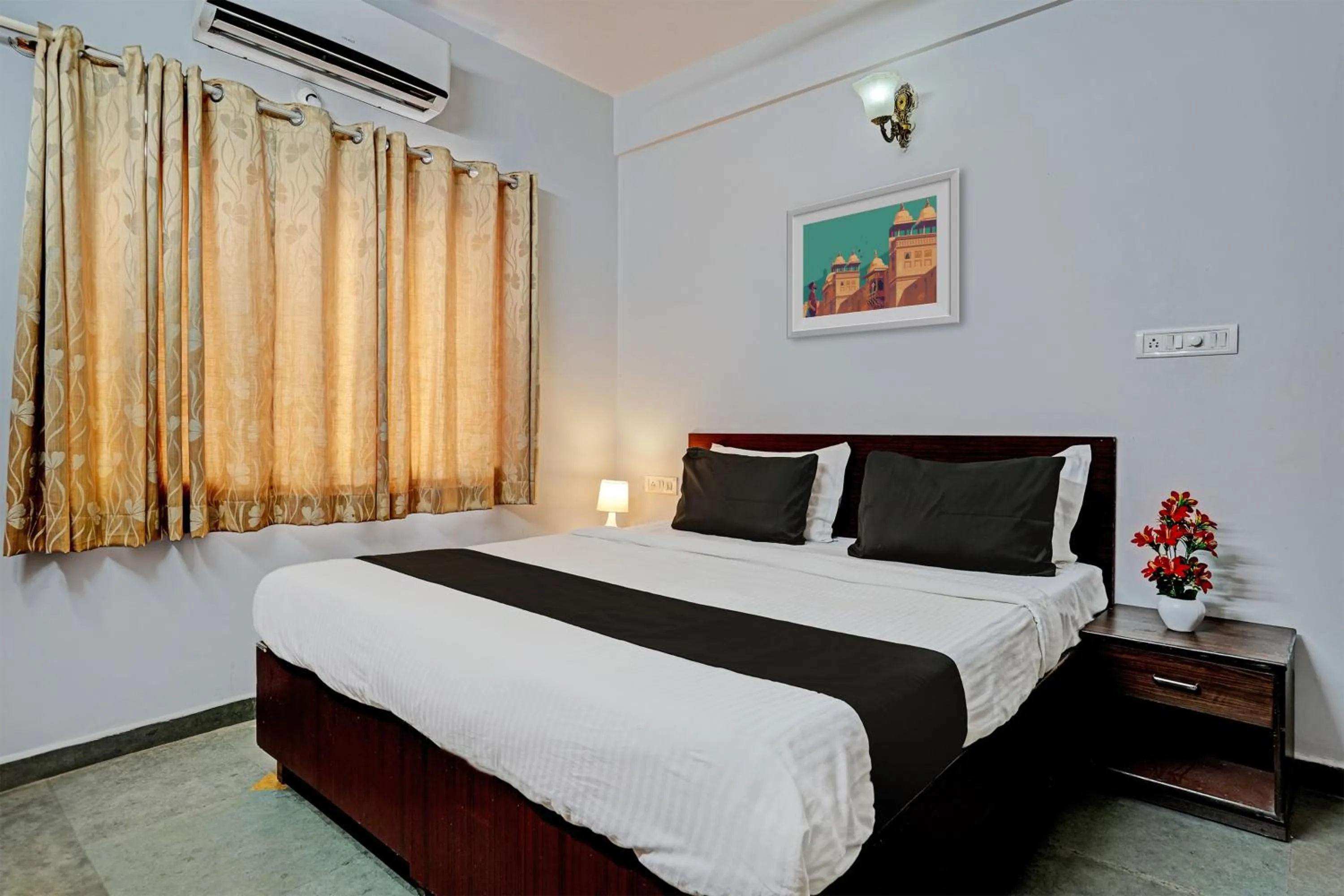 Bedroom in Hotel O Skylark Service Apartment