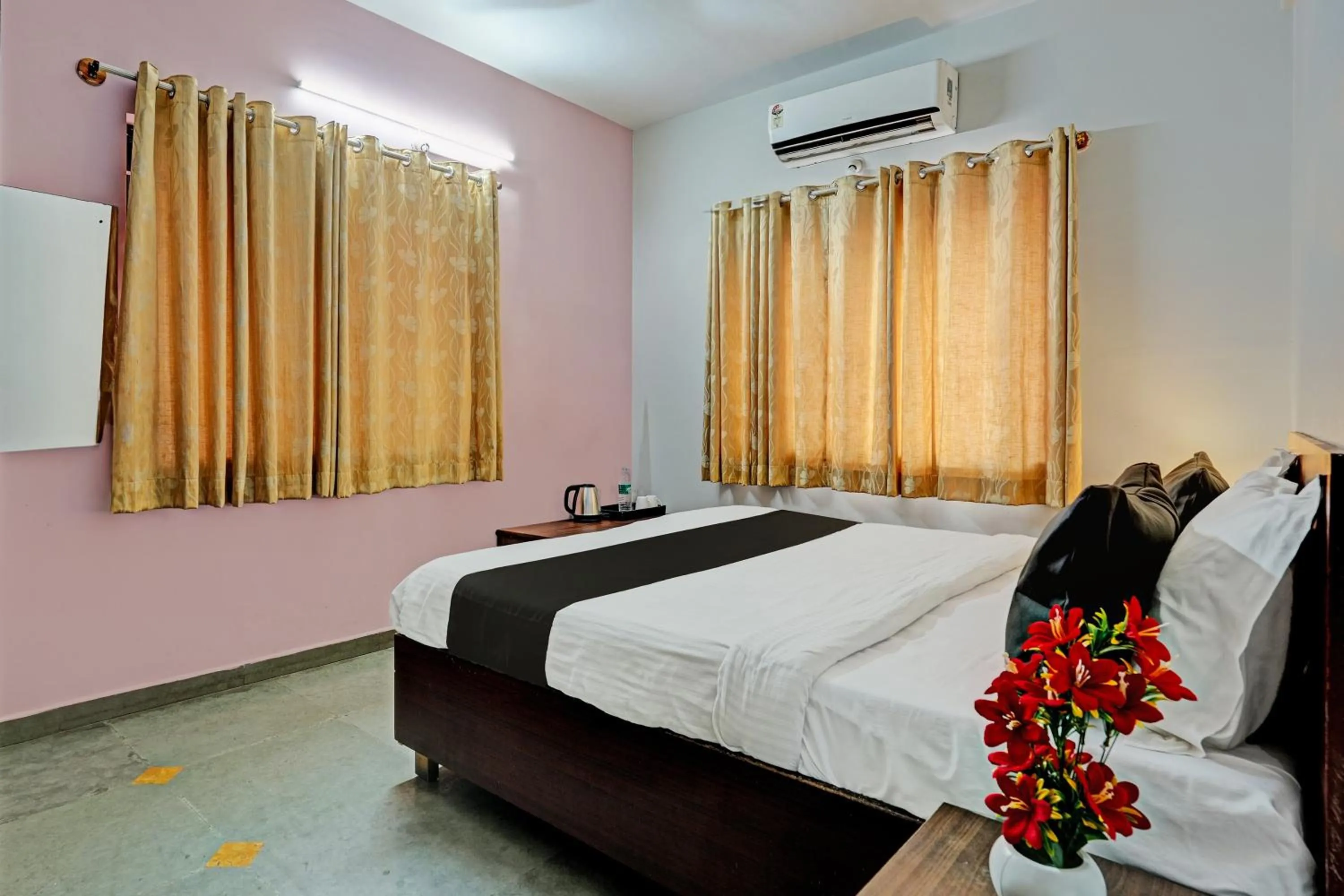 Bedroom in Hotel O Skylark Service Apartment