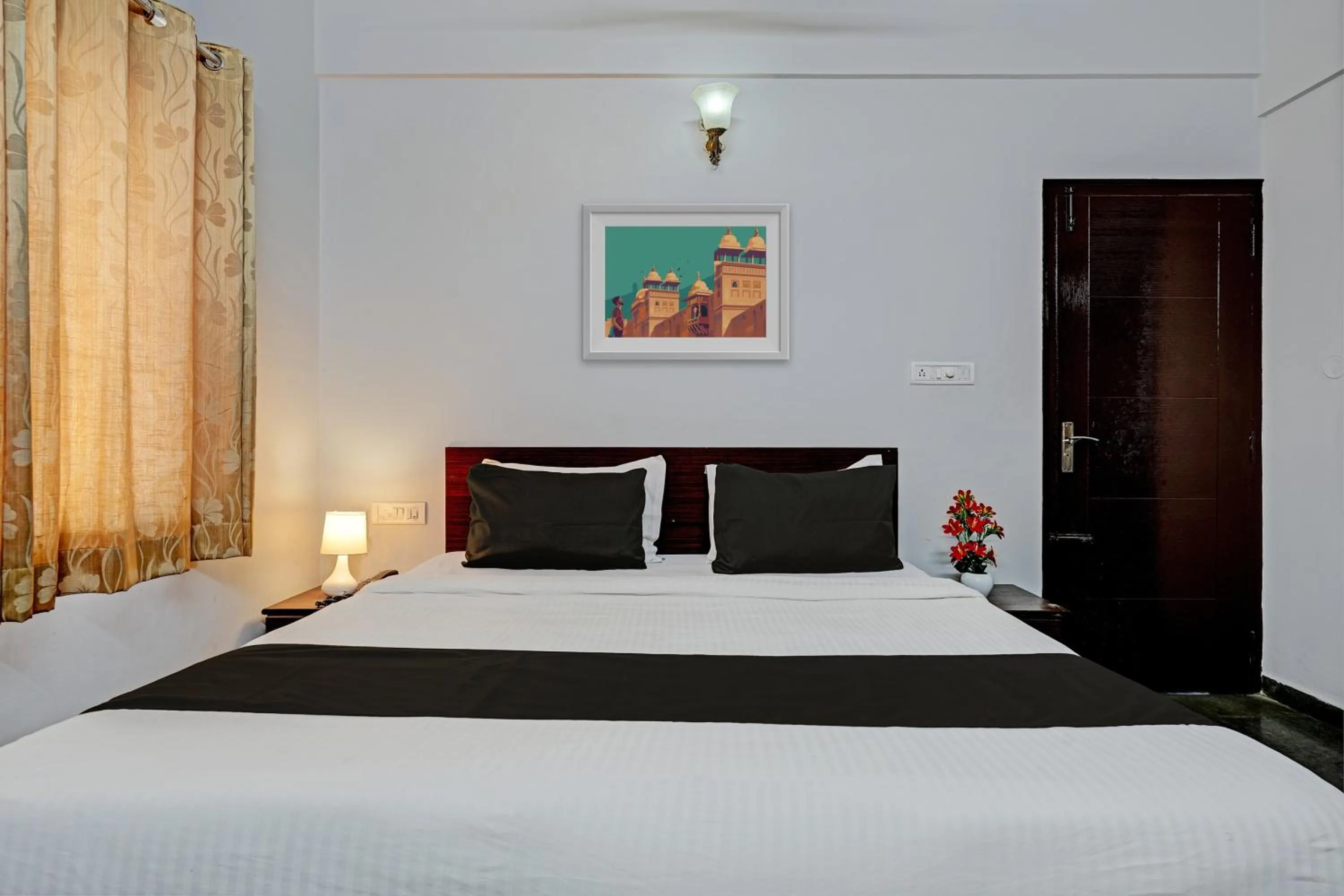 Bedroom in Hotel O Skylark Service Apartment