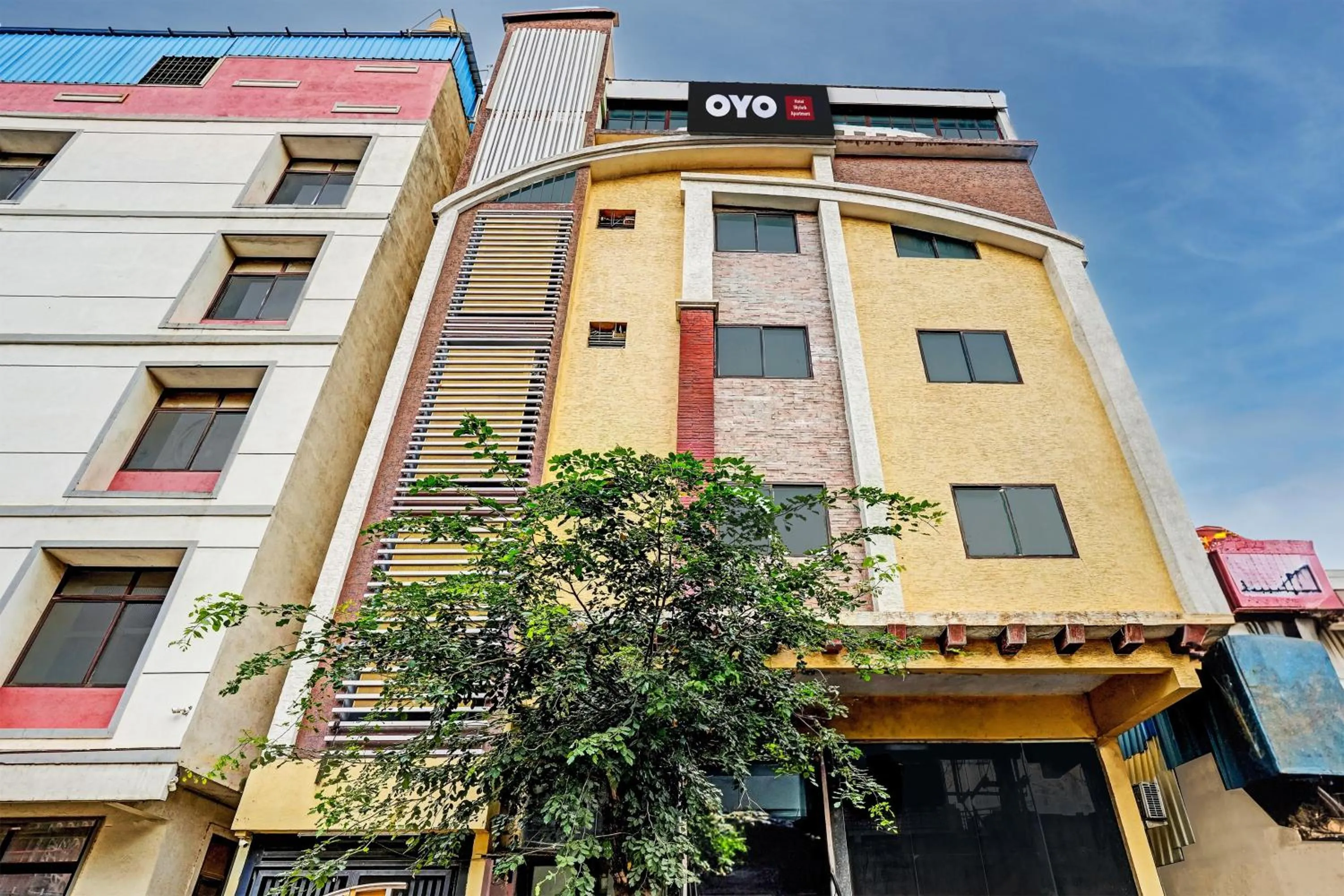 Facade/entrance in Hotel O Skylark Service Apartment