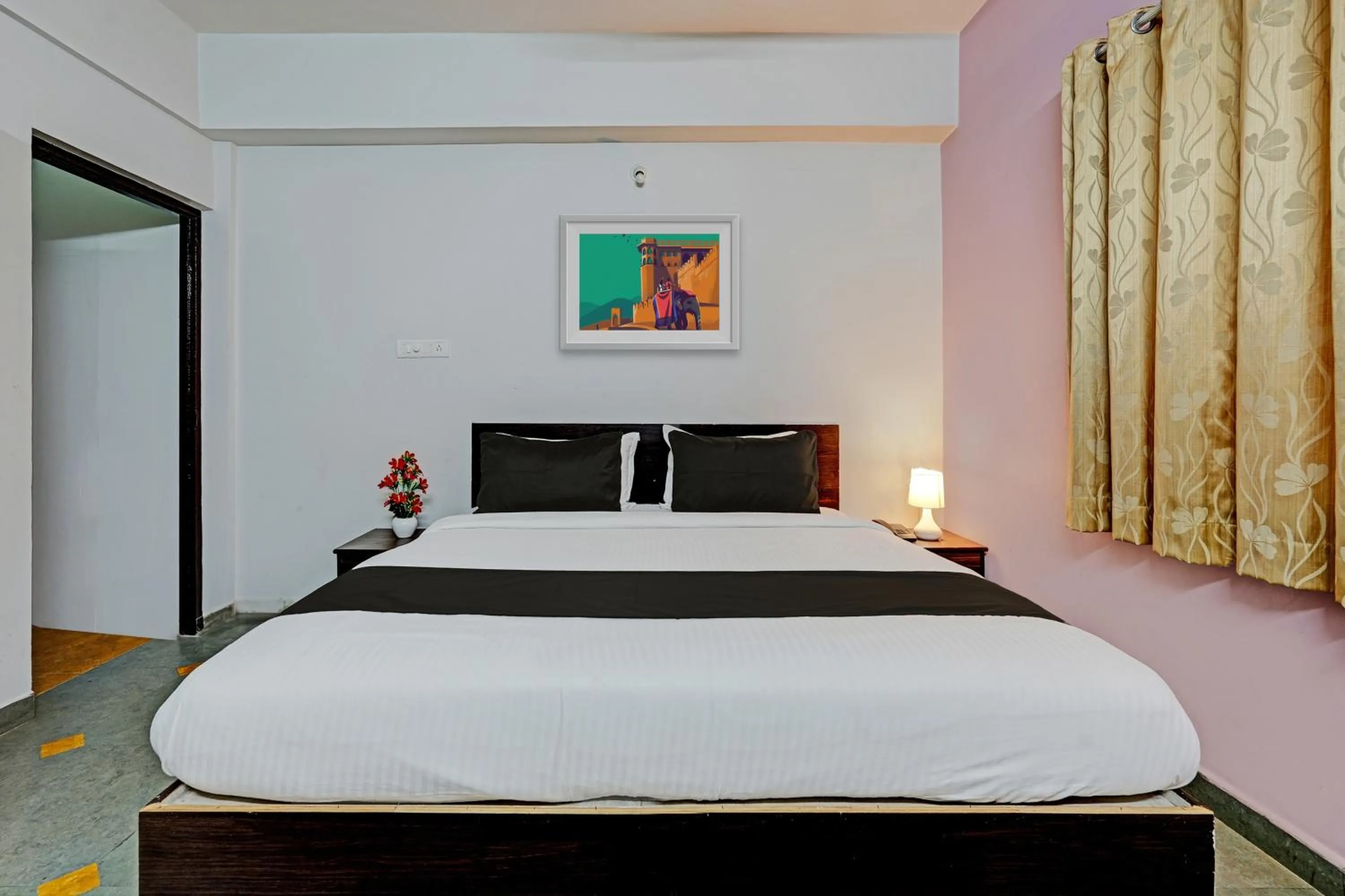 Bedroom in Hotel O Skylark Service Apartment