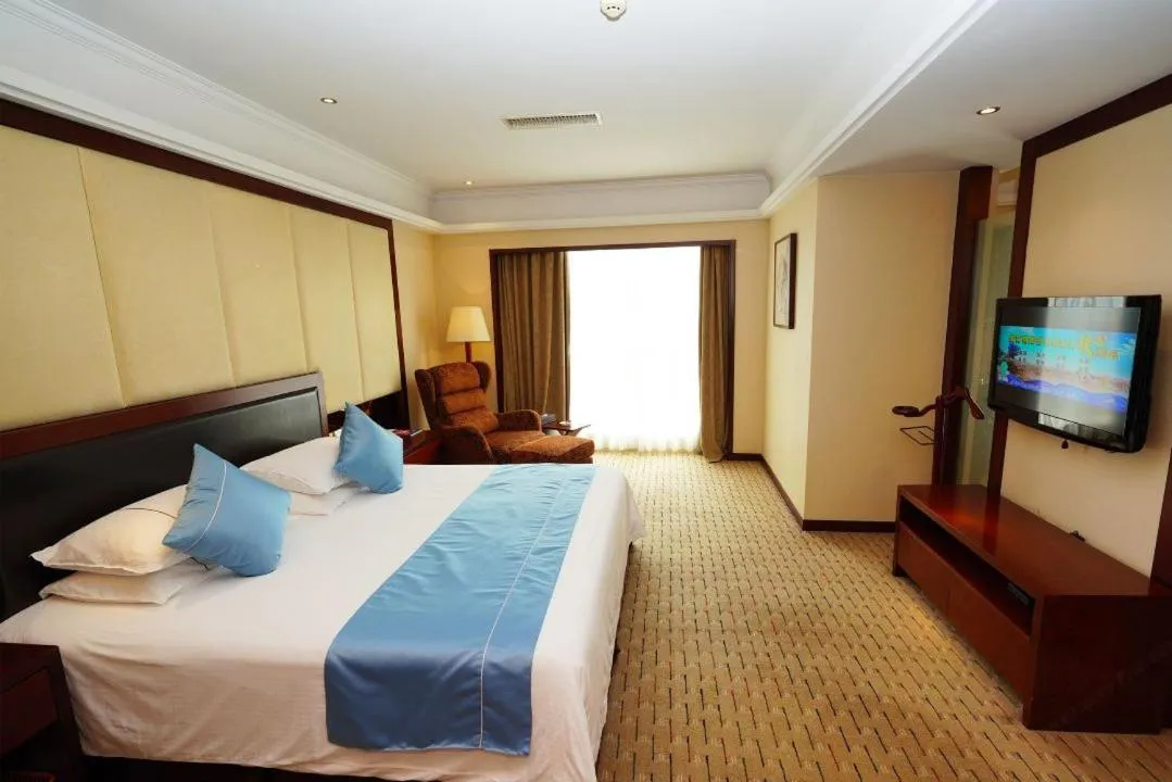 Bed in Royal Palace Hotel Haining