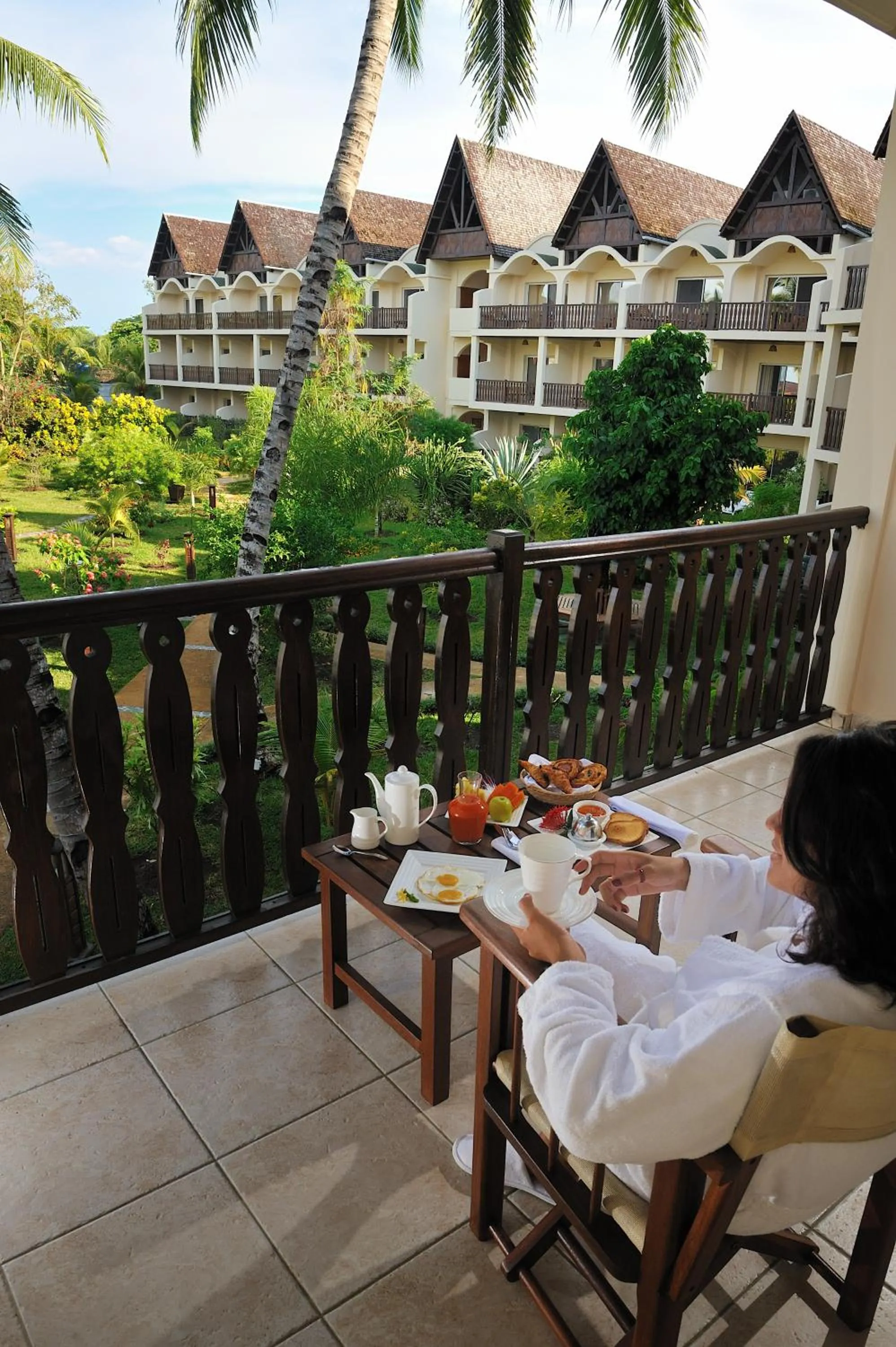 Patio in Royal Beach Hôtel