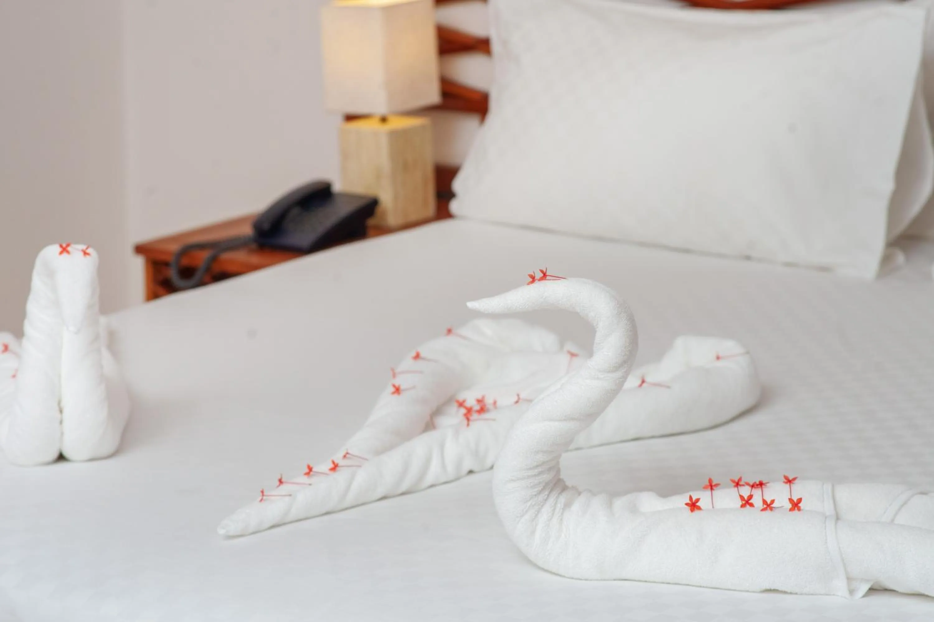 Bed in Royal Beach Hôtel