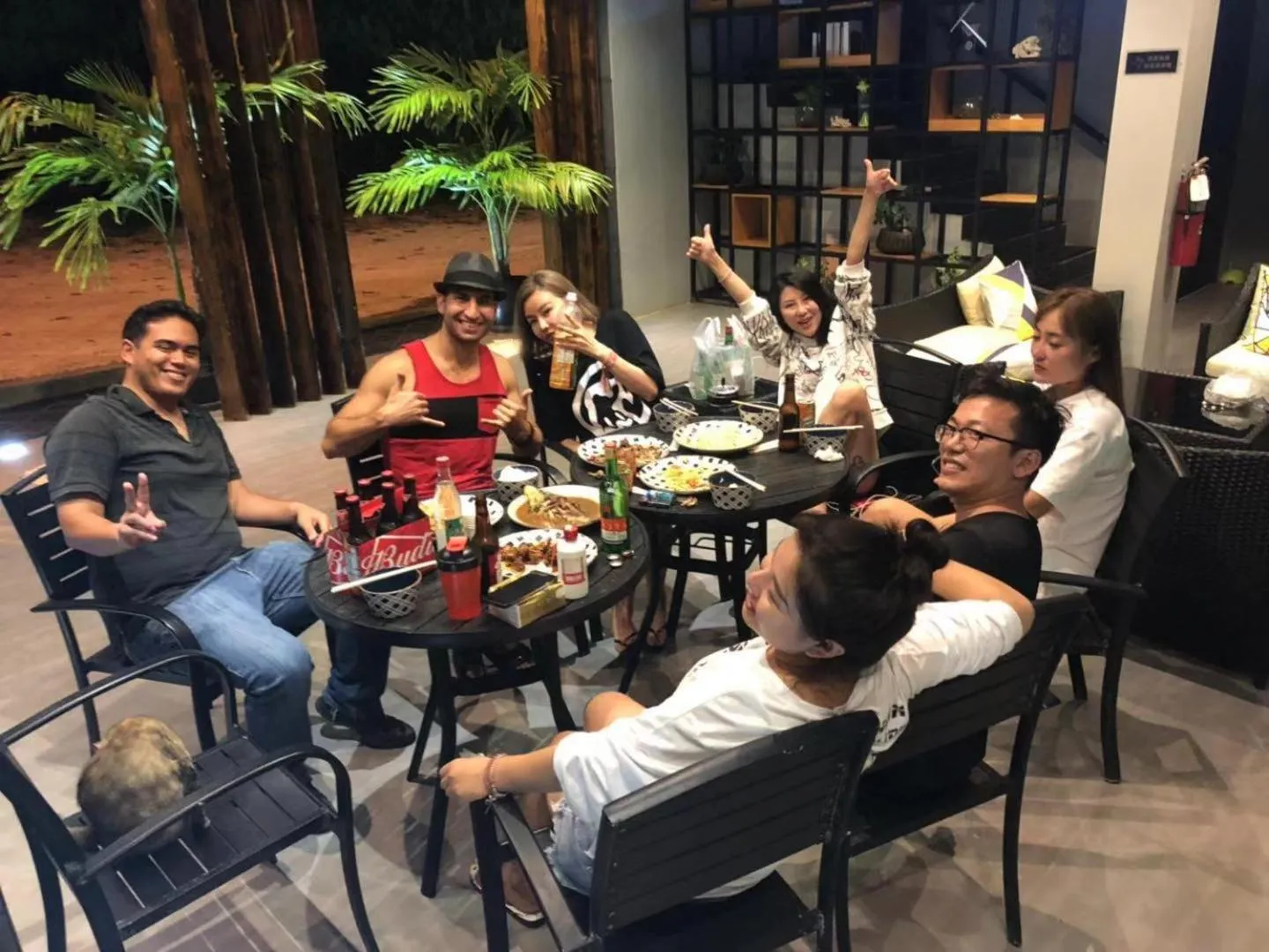 People in Saipan Skyline Designers Hotel