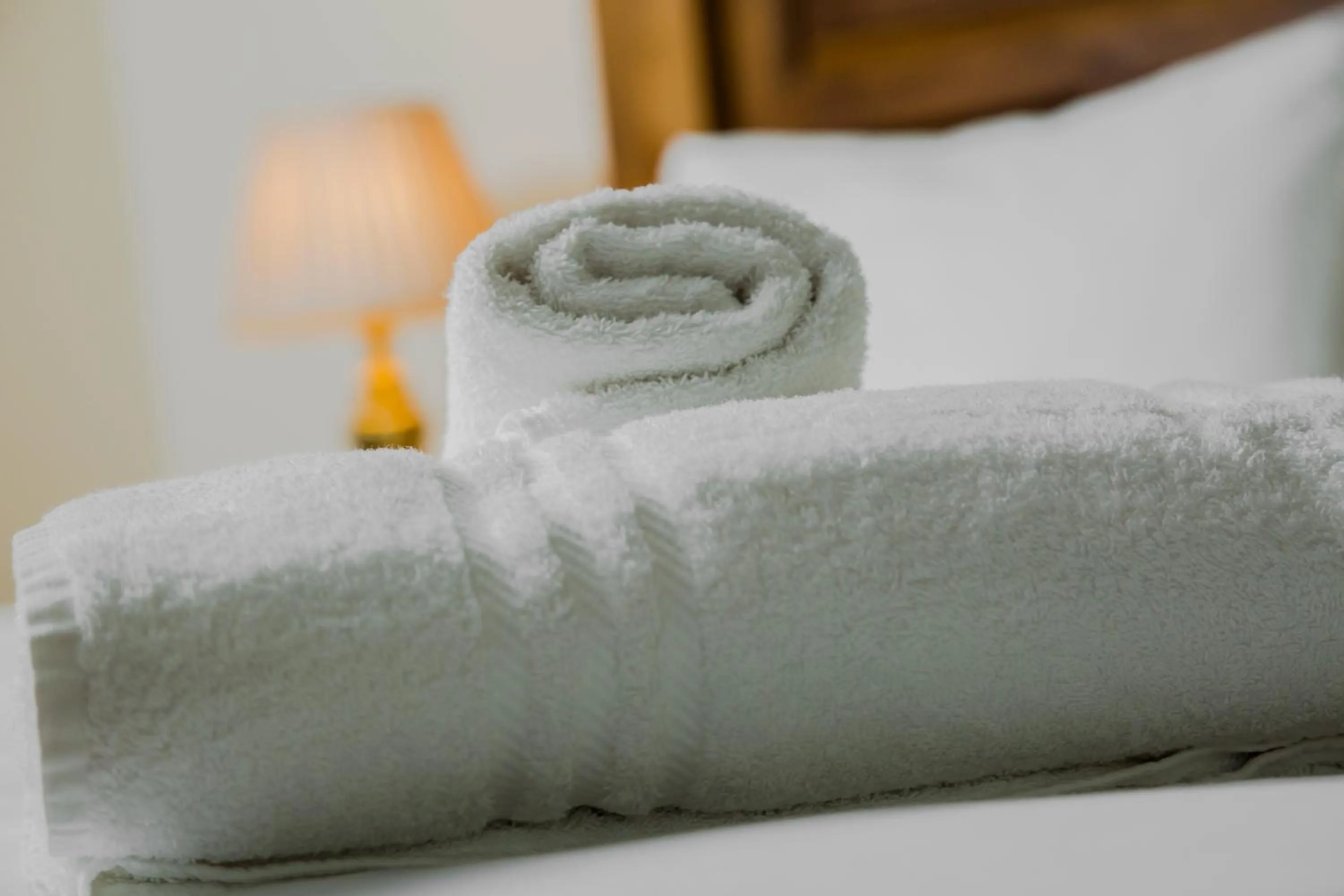 towels, Bed in Bagdale Hall