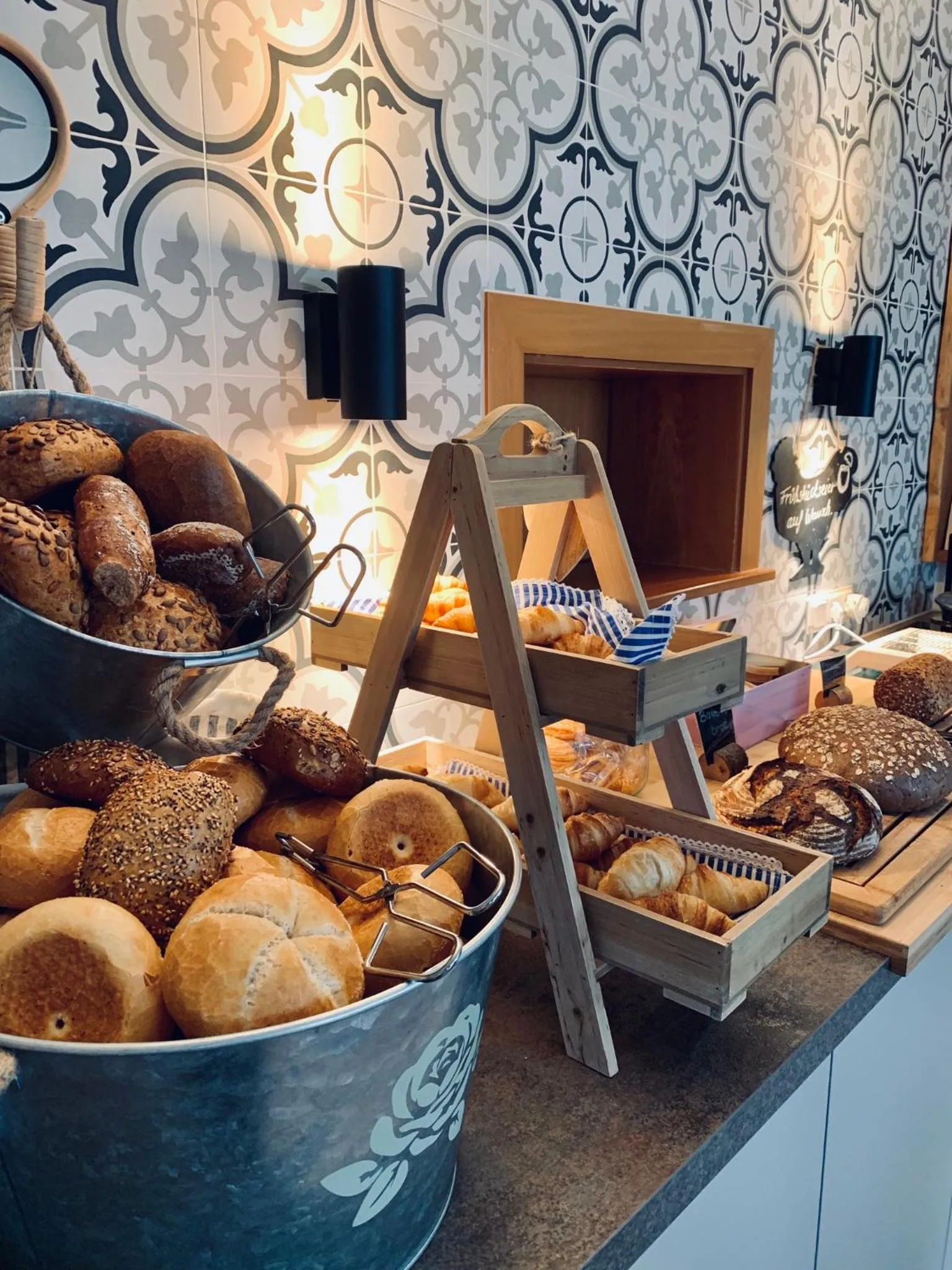 Buffet breakfast in Hotel-Bistro-Europa