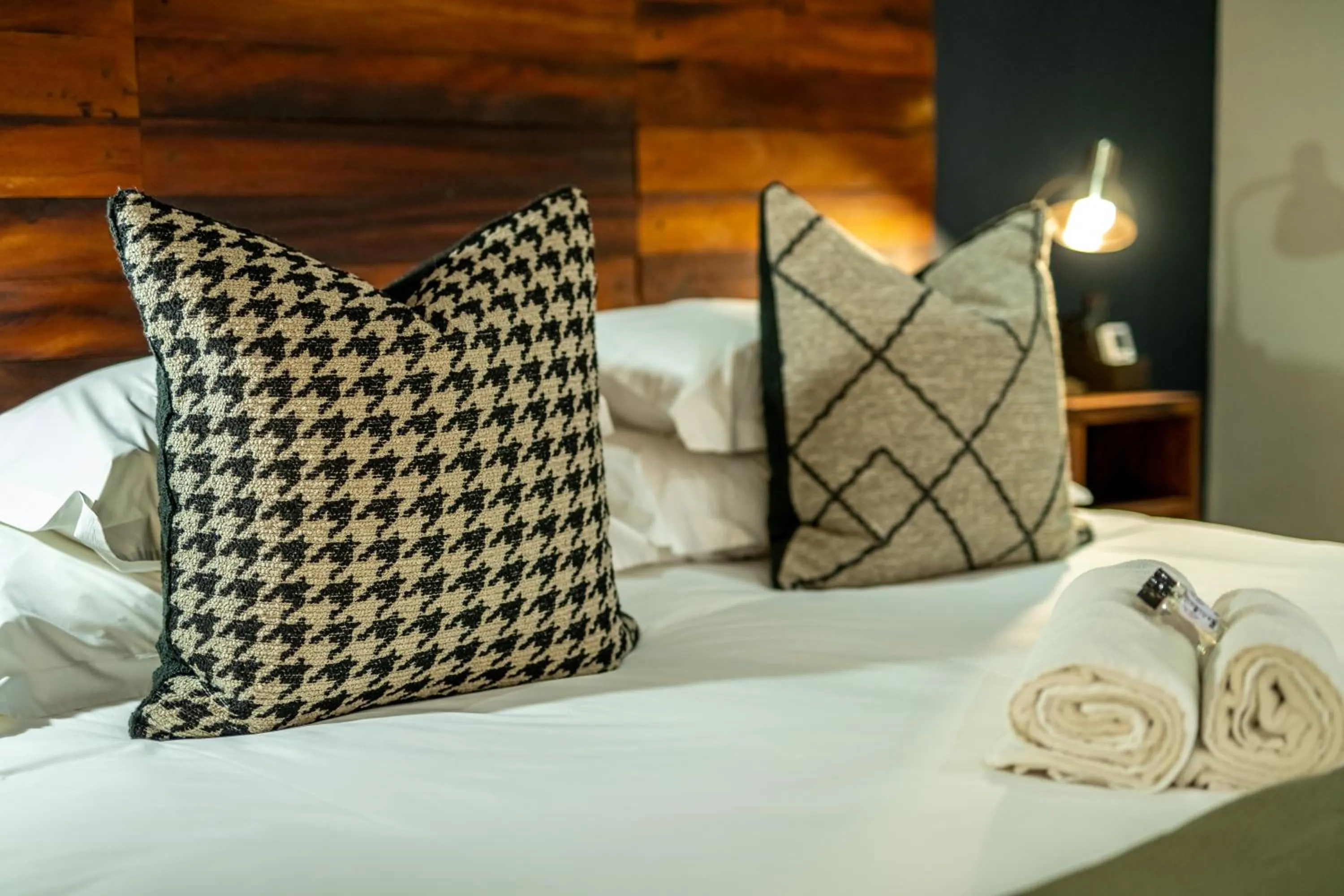 Bed in Blue Rain Guest House