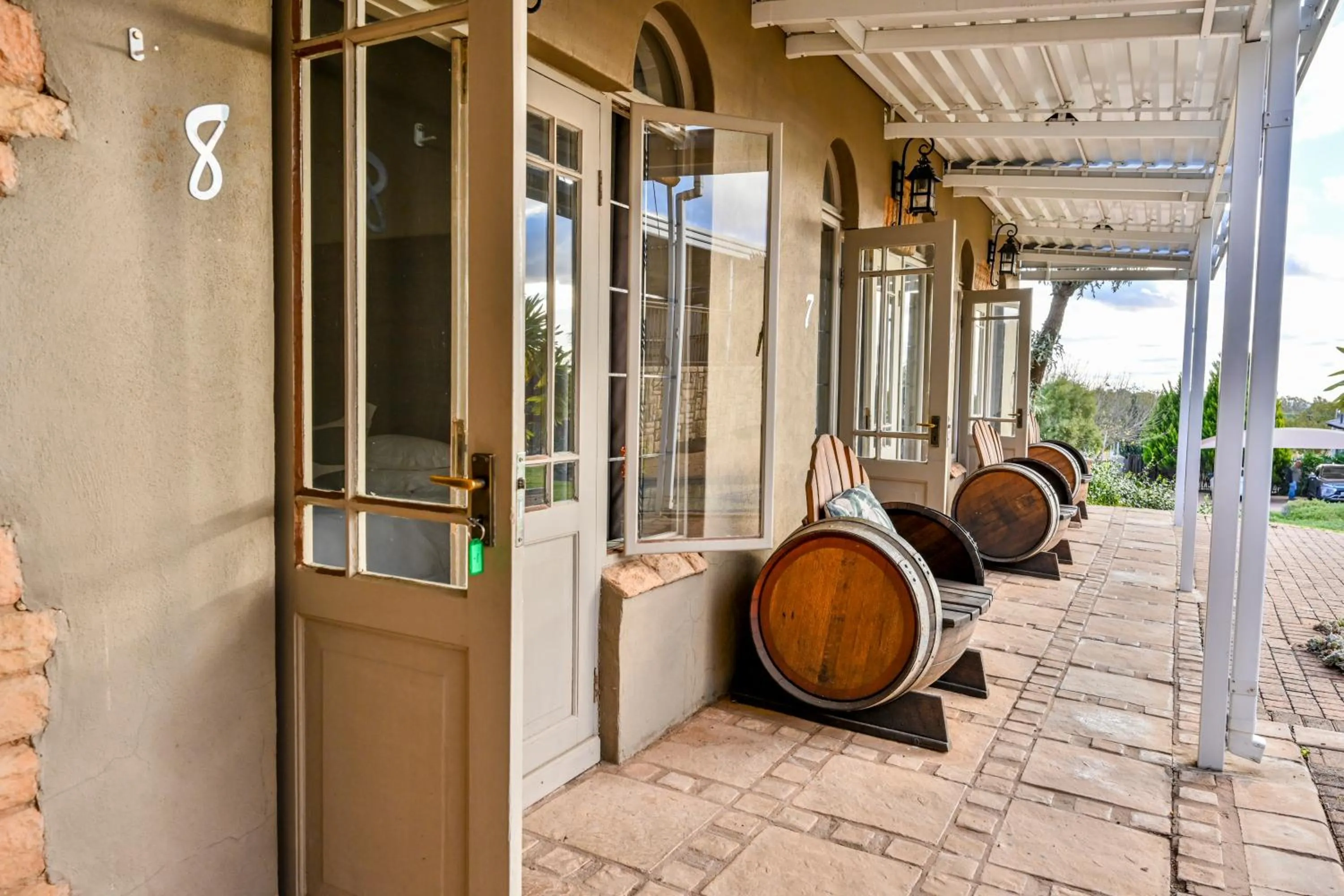 Patio in Blue Rain Guest House