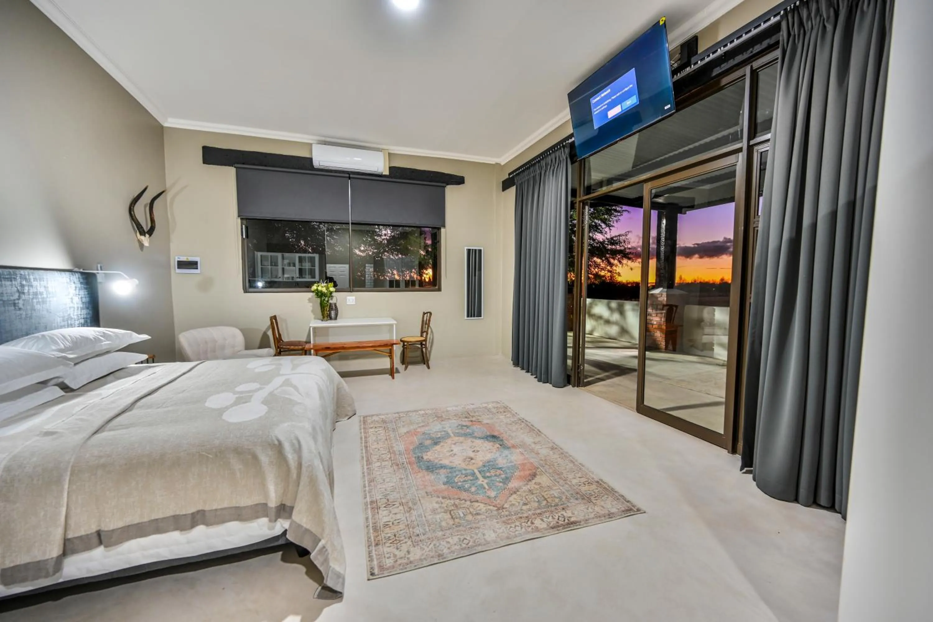 Bed in Blue Rain Guest House