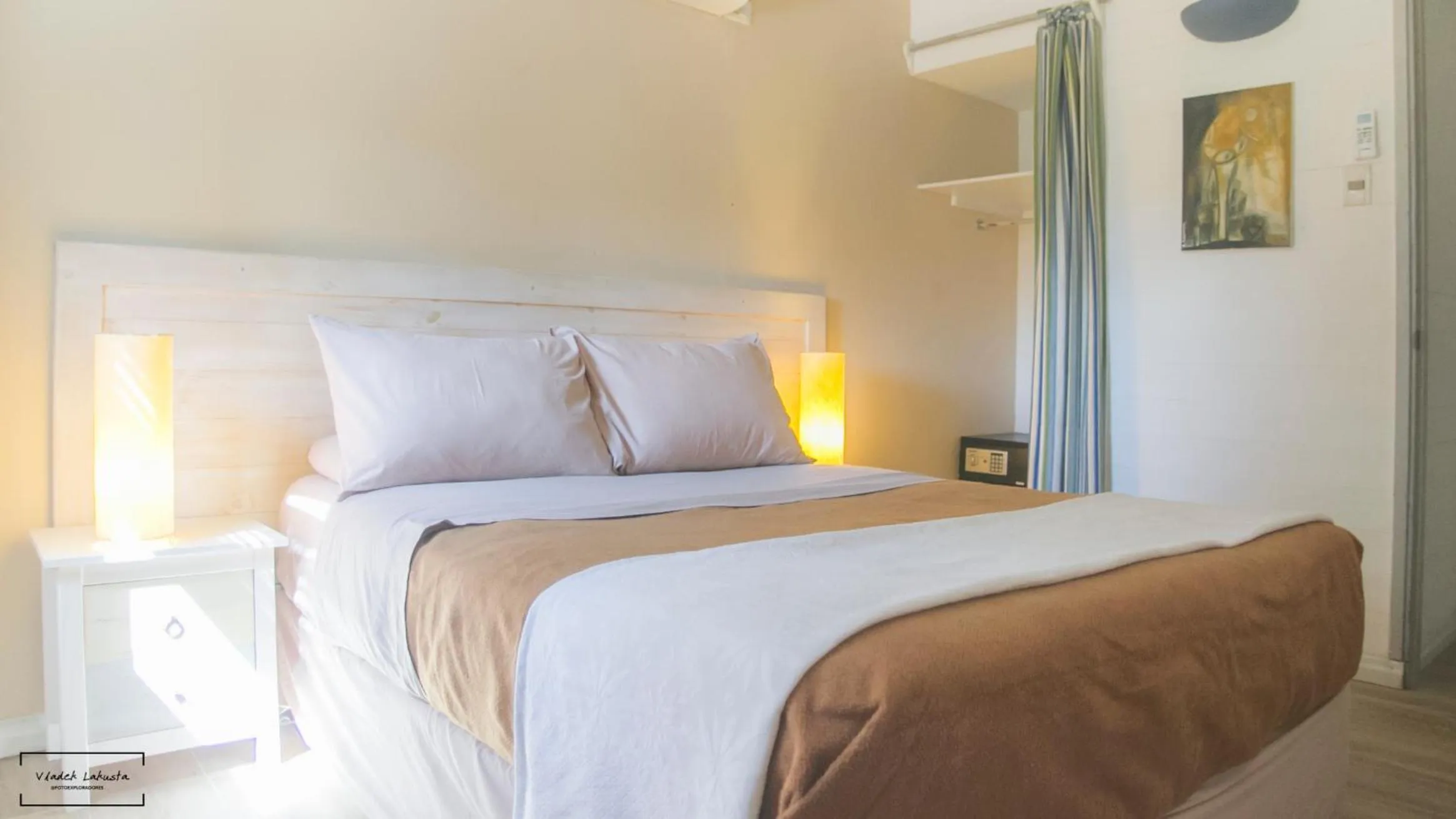 Bed in Aloe Village Aparthotel & Spa