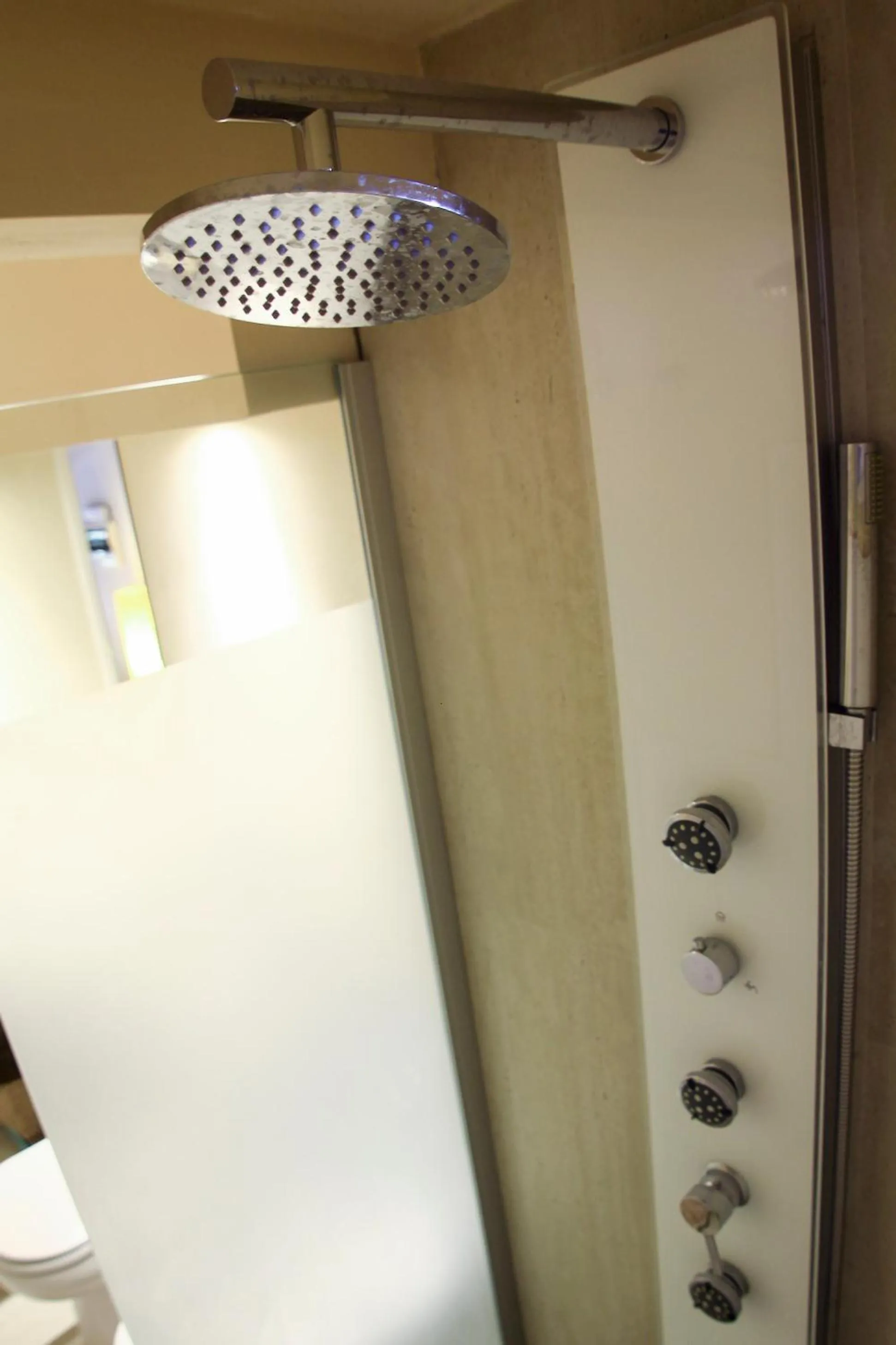 Shower in Aloe Village Aparthotel & Spa