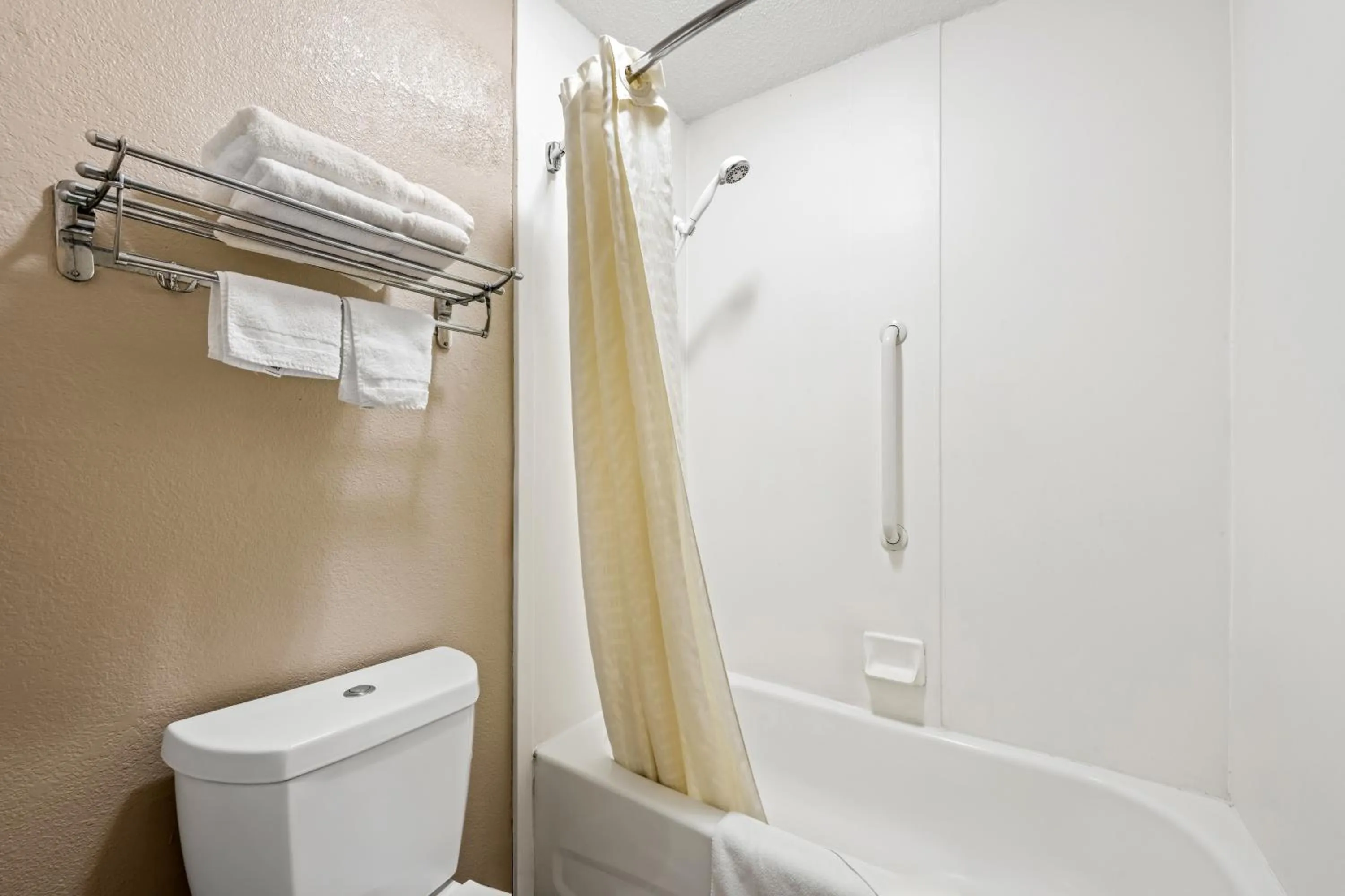 Bathroom in Super 8 by Wyndham Garysburg/Roanoke Rapids