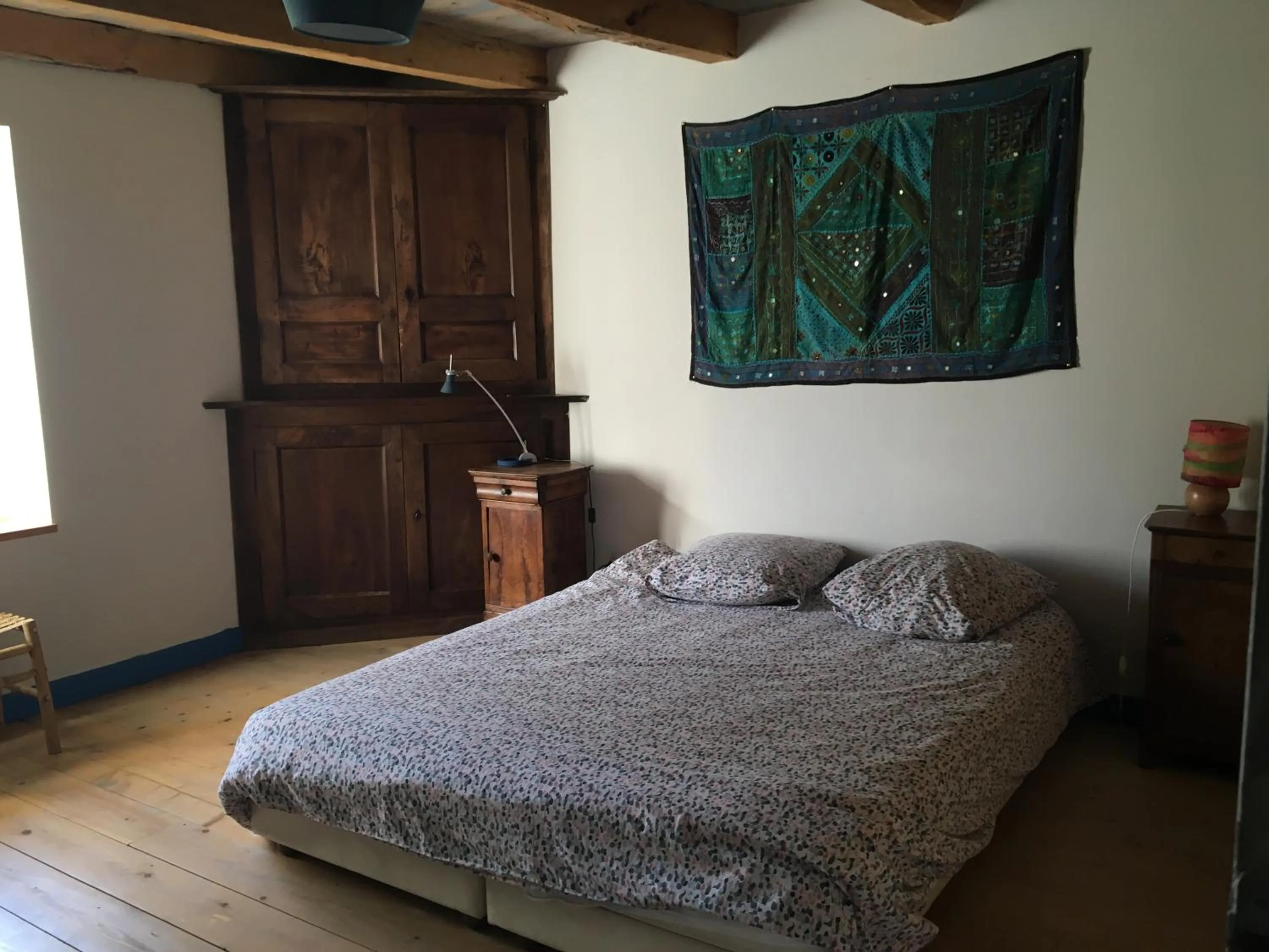 Bed in Chambres d'hôtes des Deux Lacs