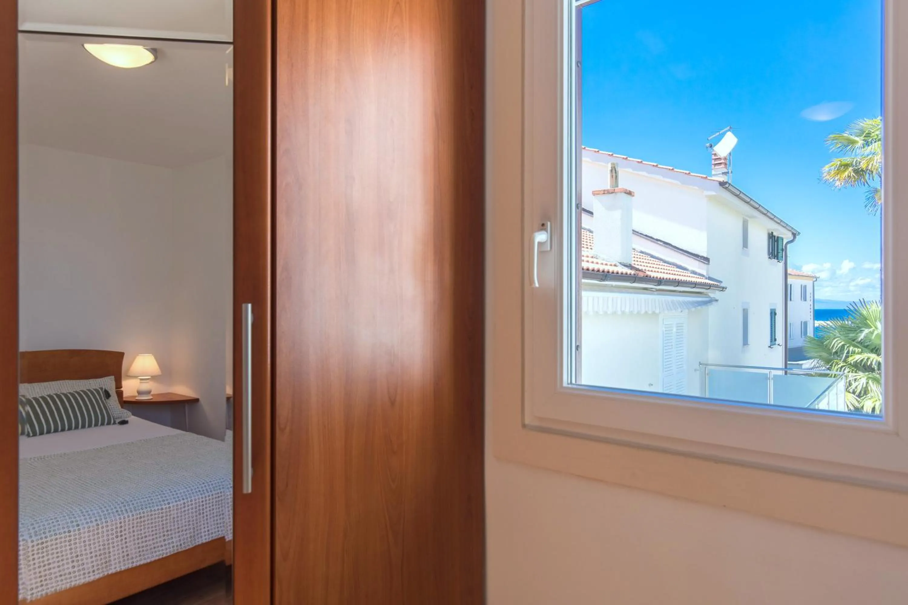 Sea view, Bed in Apartments Ivona