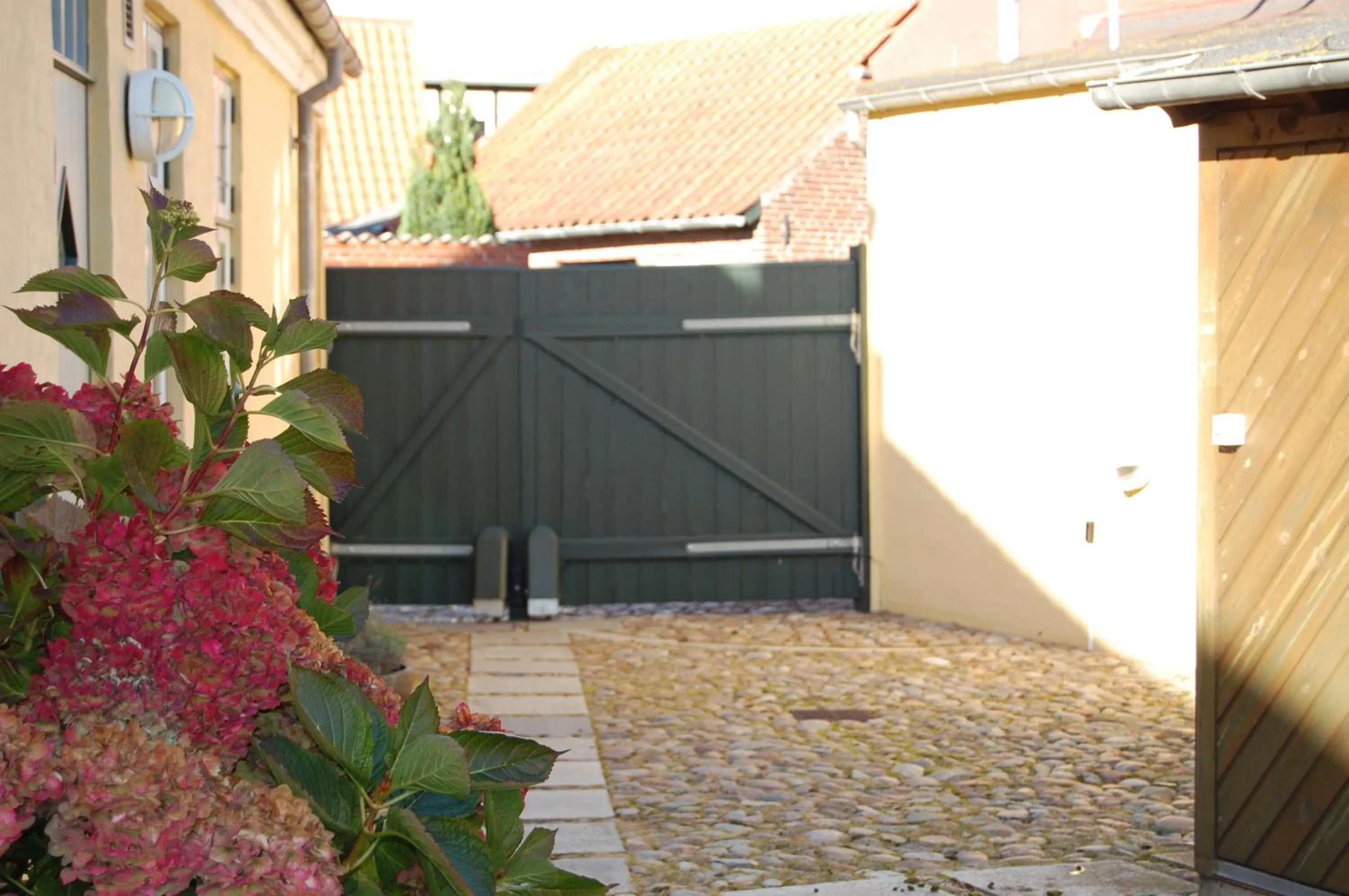 Patio in Den Gamle Købmandsgaard Bed & Breakfast