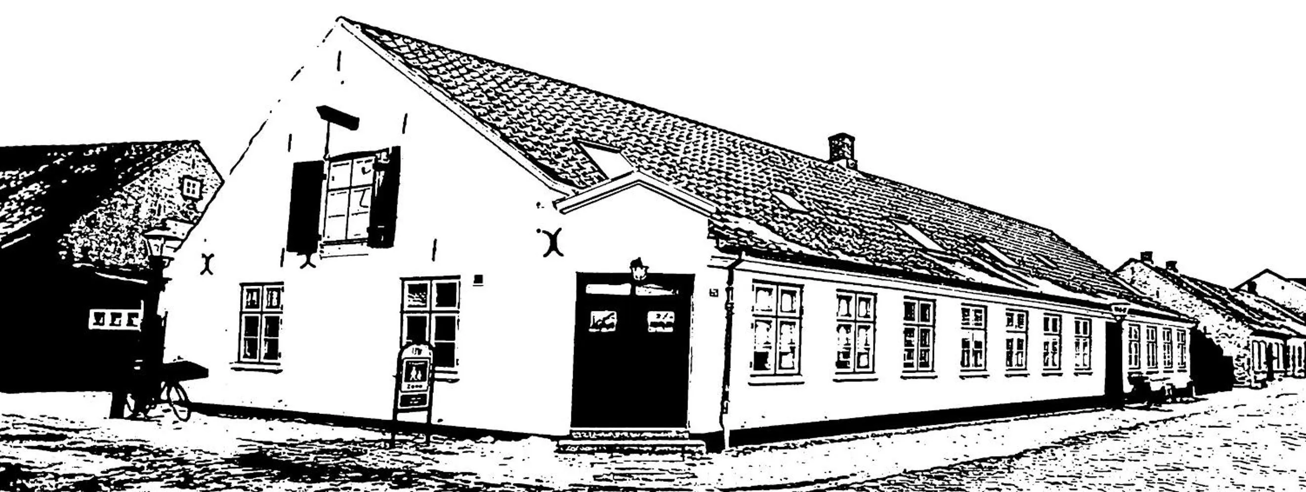 Property building in Den Gamle Købmandsgaard Bed & Breakfast