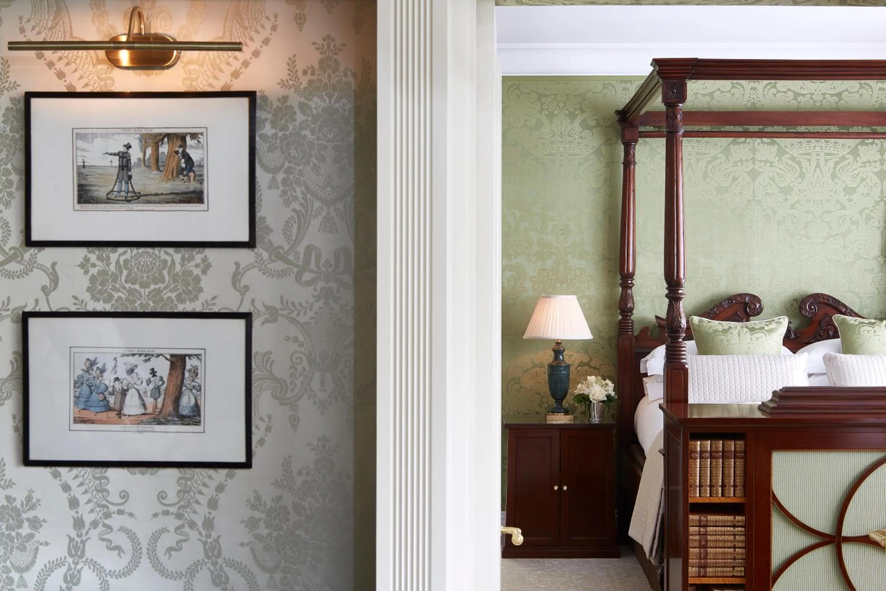 Decorative detail, Bed in The Goring