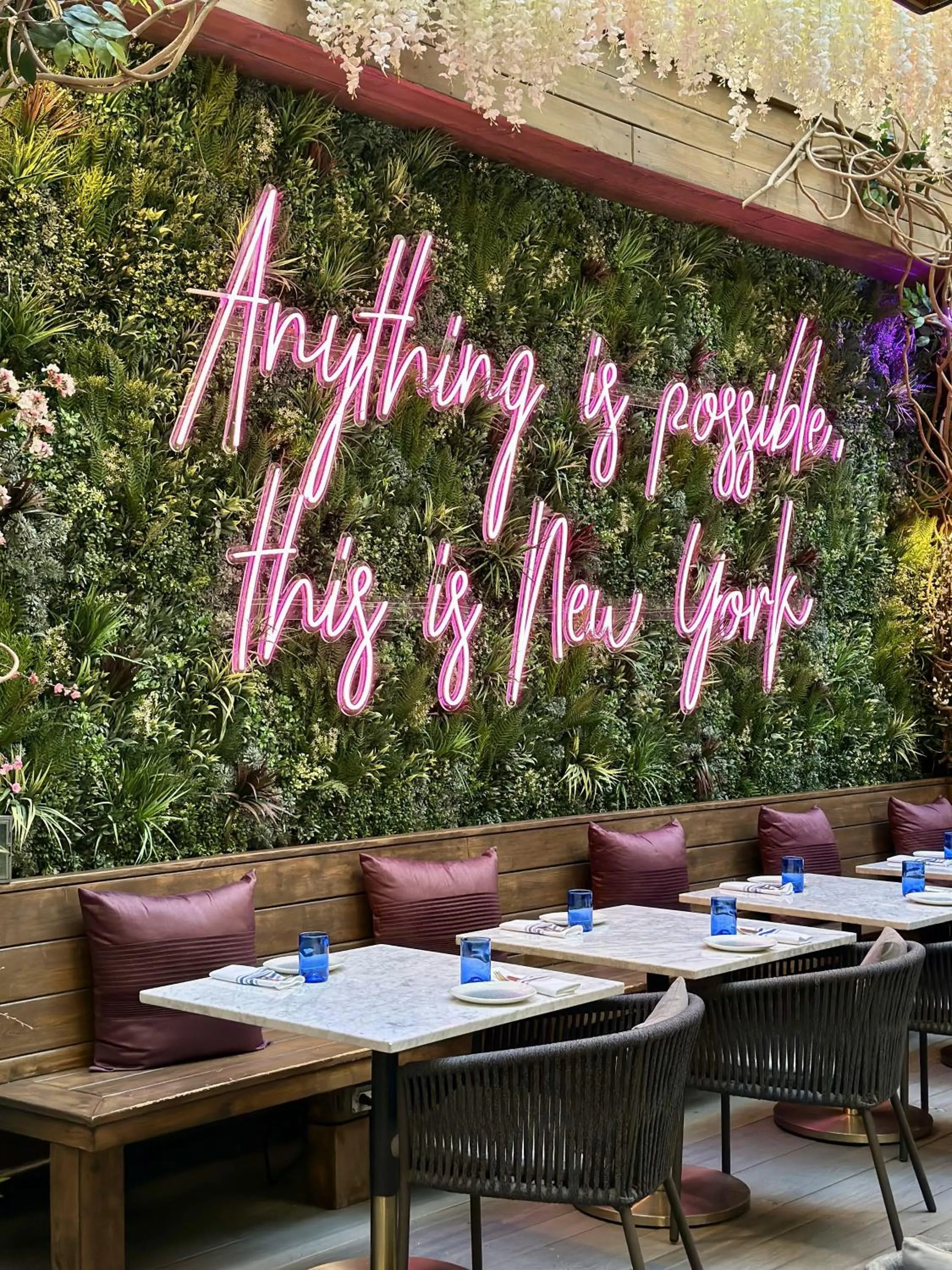 Patio in Concorde Hotel New York