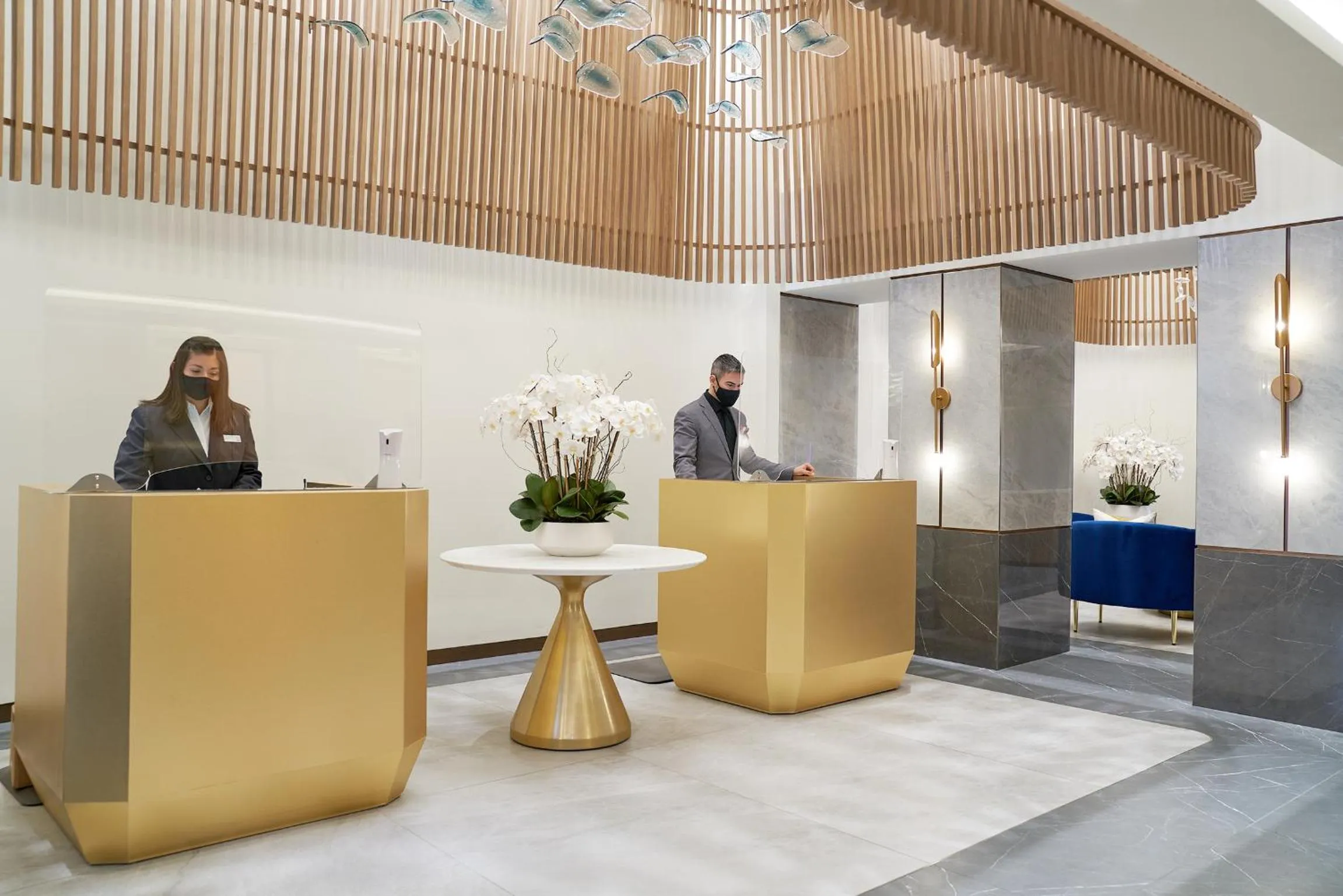 Lobby or reception in Concorde Hotel New York