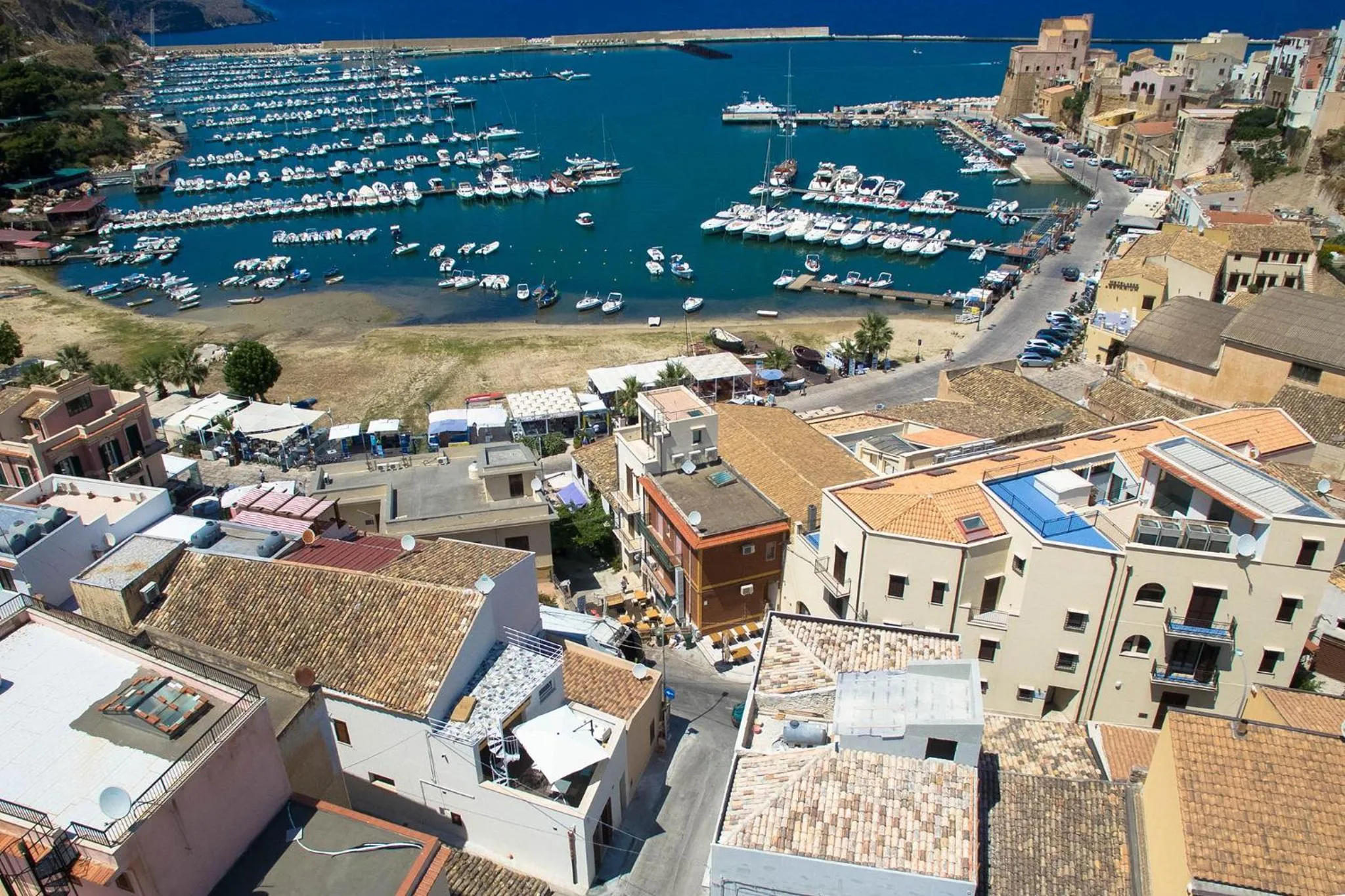 Bird's eye view in B&B Da Peppa