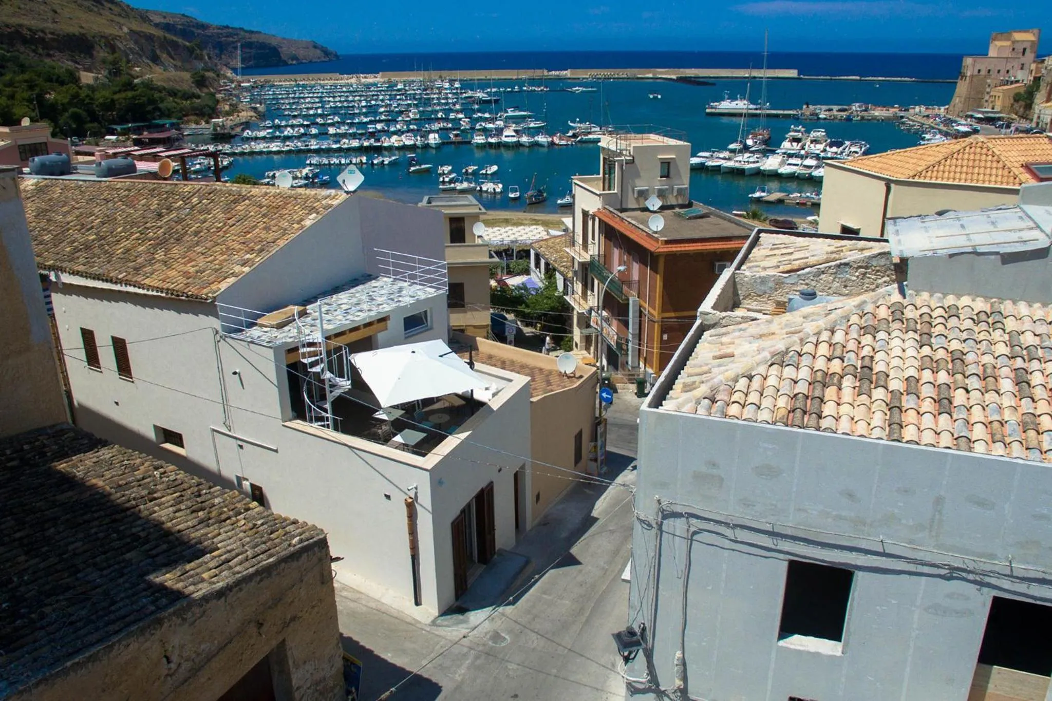 Sea view in B&B Da Peppa