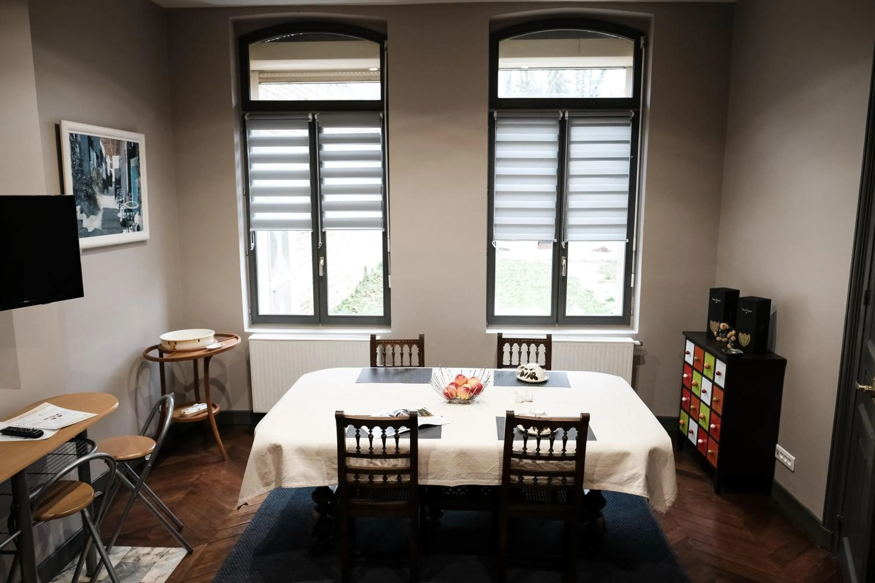 Dining area in The Nest