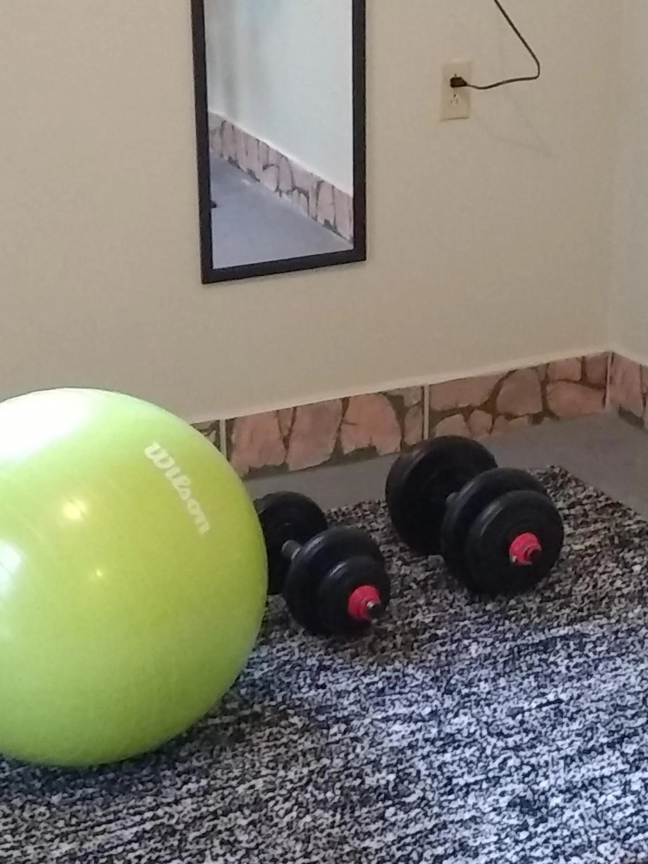 Fitness centre/facilities in La Delphina Bed and Breakfast Bar and Grill