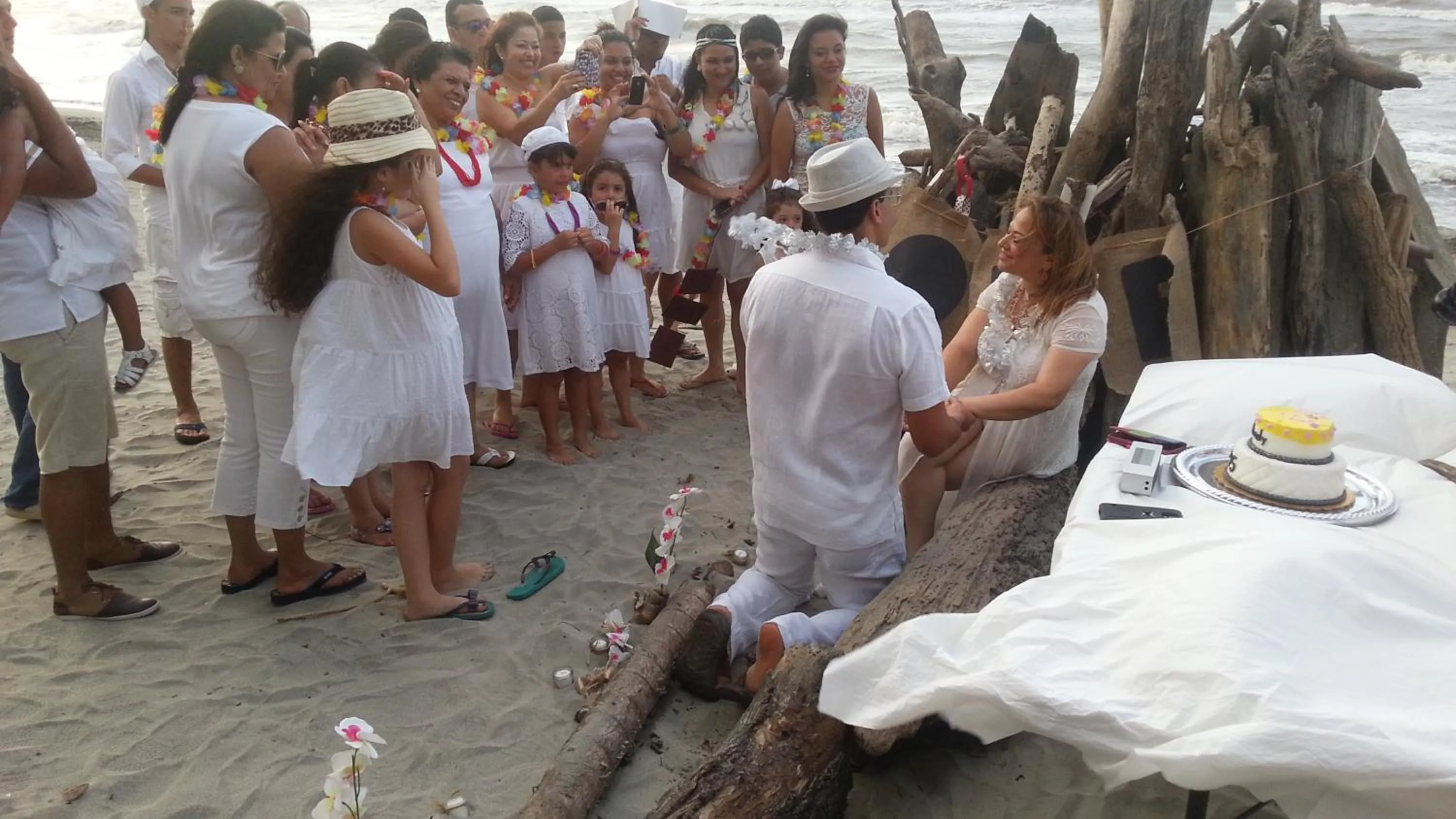 group of guests in La Delphina Bed and Breakfast Bar and Grill