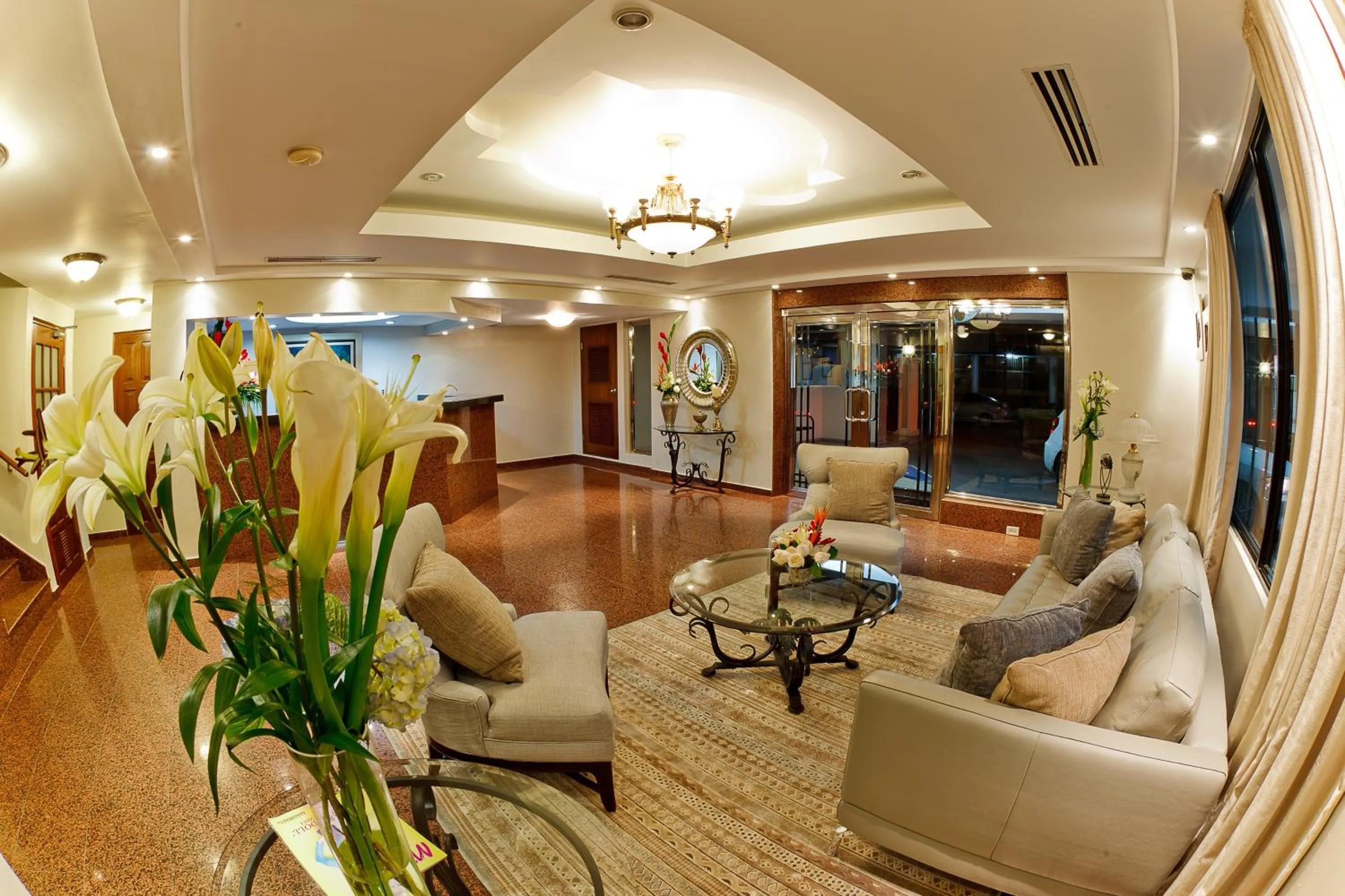 Lobby or reception in Hotel Coral Suites
